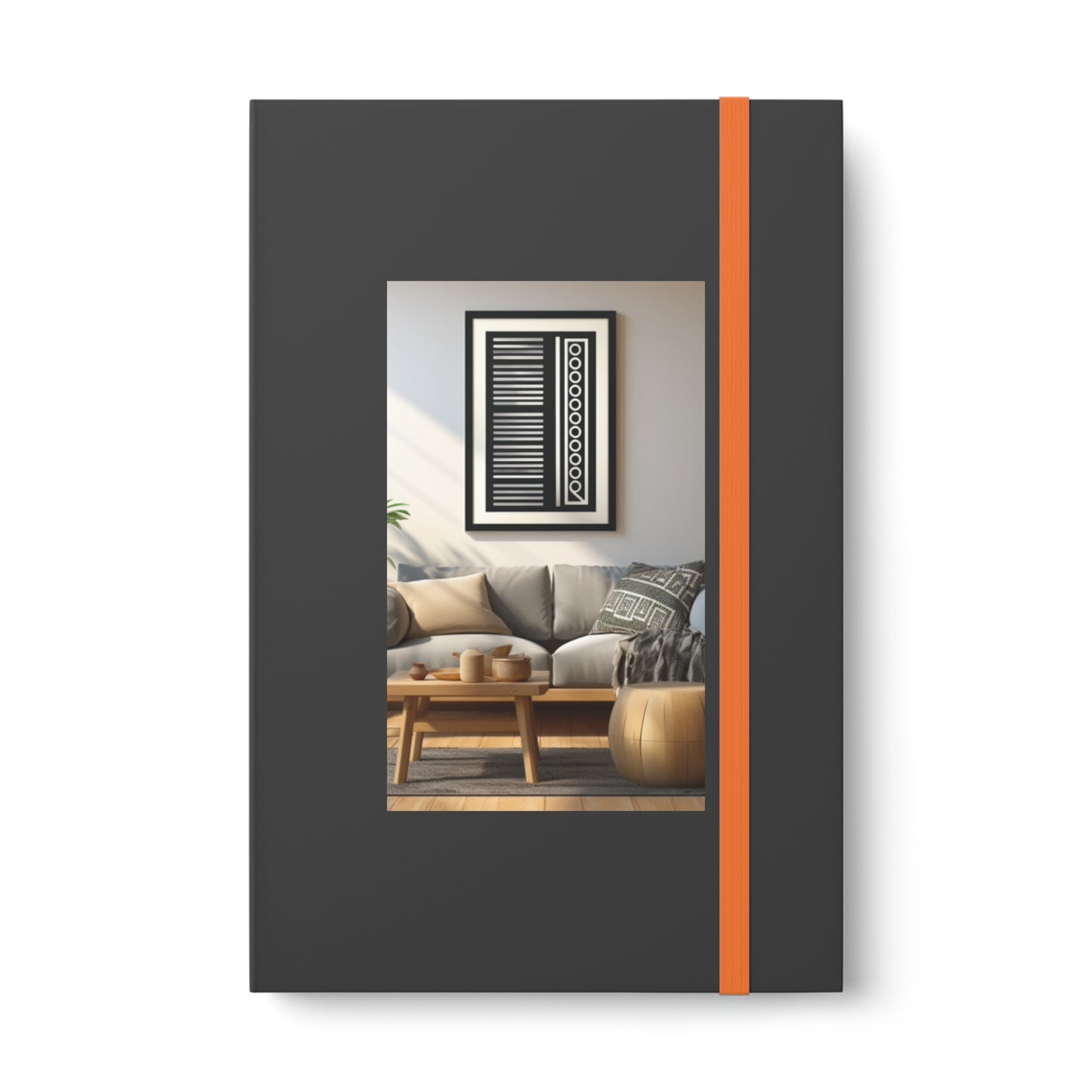 Living Space Design Cover Color Contrast Hardback Journal