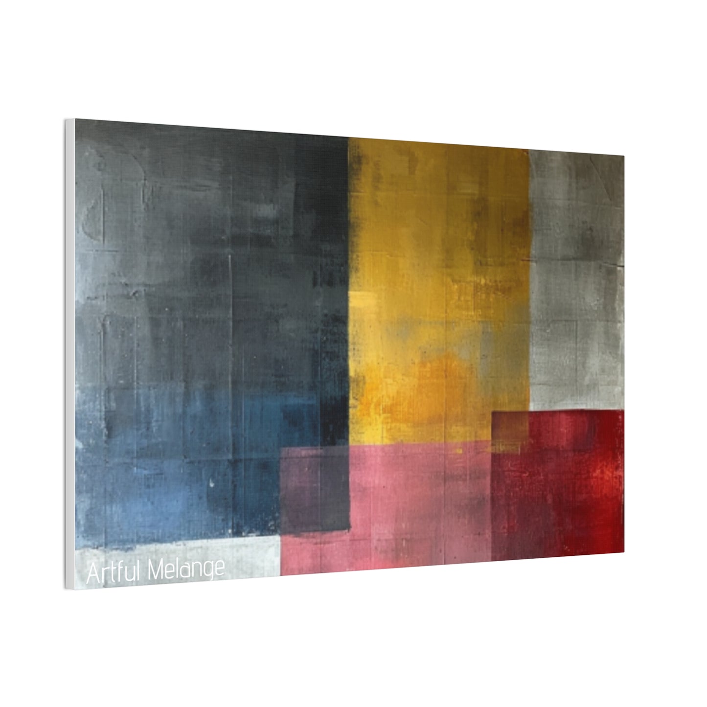 Primary Elegance: A Symphony of Sophistication Canvas Print