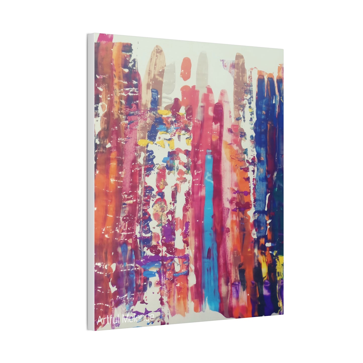 Primary Elegance: A Symphony of Sophistication Canvas Print