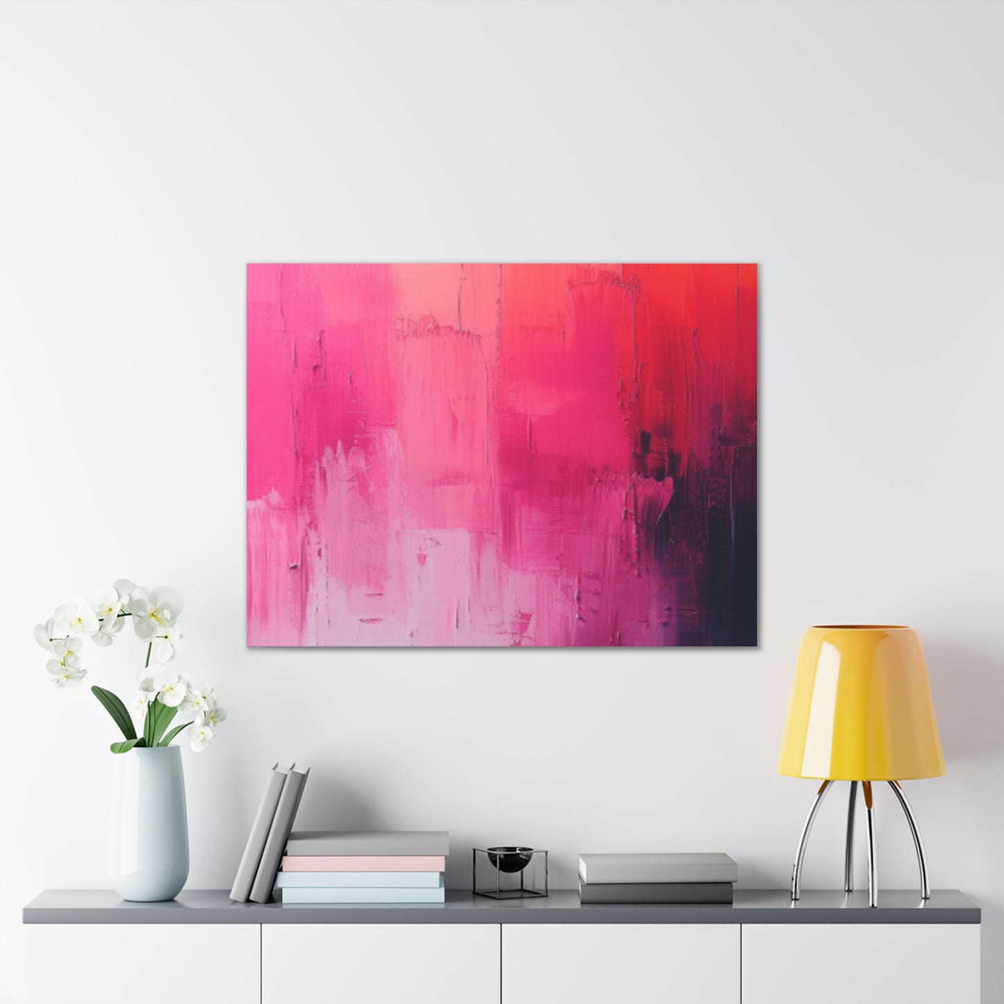 In The Pink: A Symphony of Sophistication Canvas Print