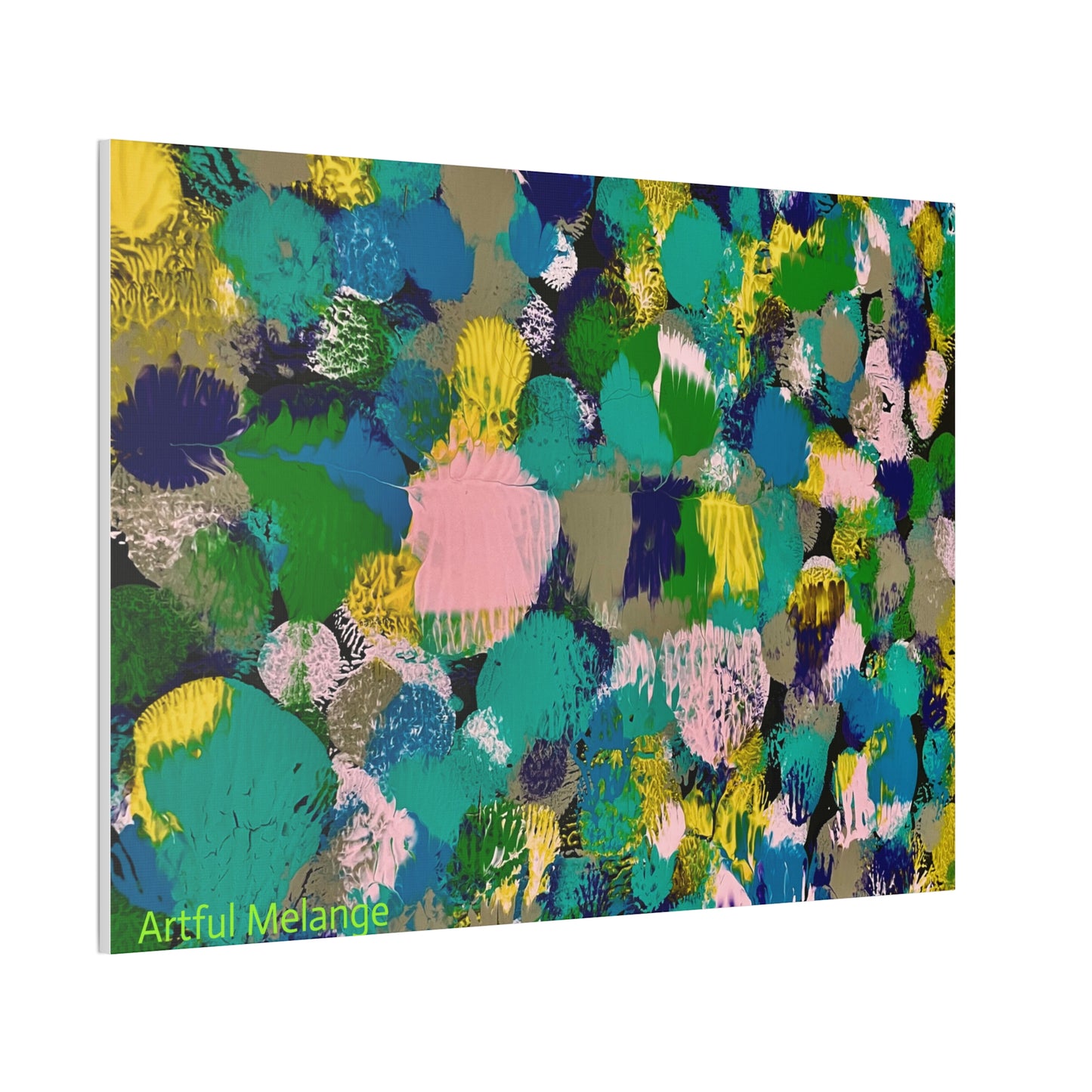 Acrylic Abstract Canvas Print - Richly Textured Artistry