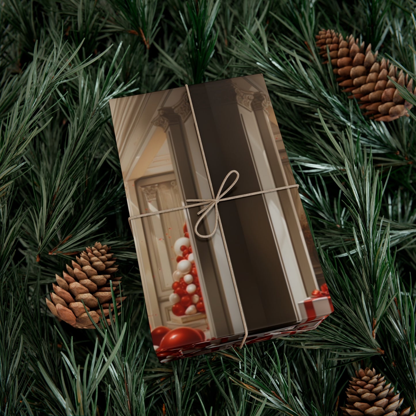 Elegant Red Holiday Wrapping Paper Collection – Elevate Your Gifts with Sophisticated Style