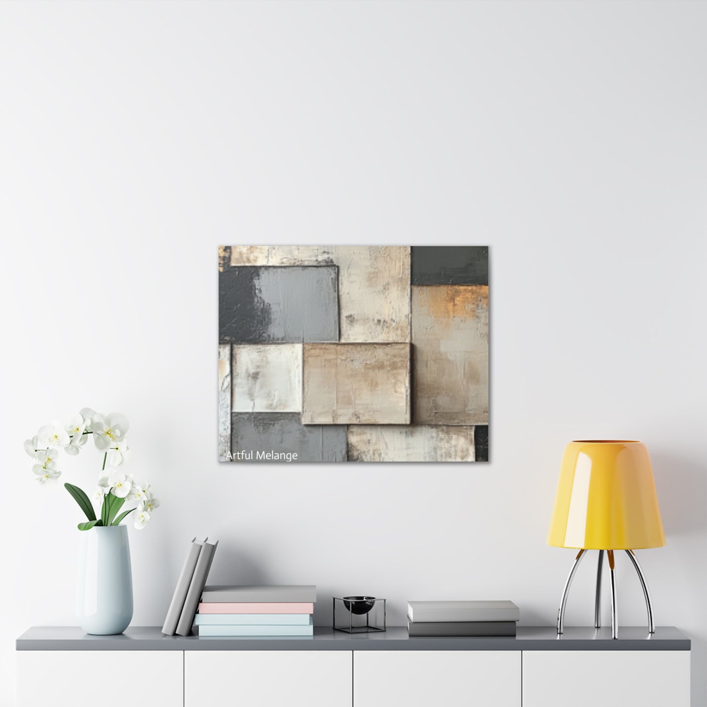 Acrylic Abstract Canvas Print - Richly Textured Artistry