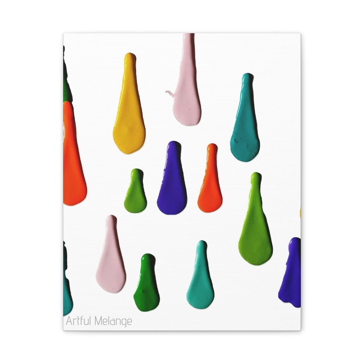 Primary Elegance: A Symphony of Sophistication Canvas Print