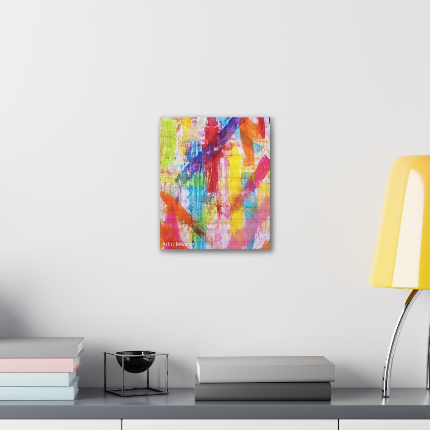 Primary Elegance: A Symphony of Sophistication Canvas Print