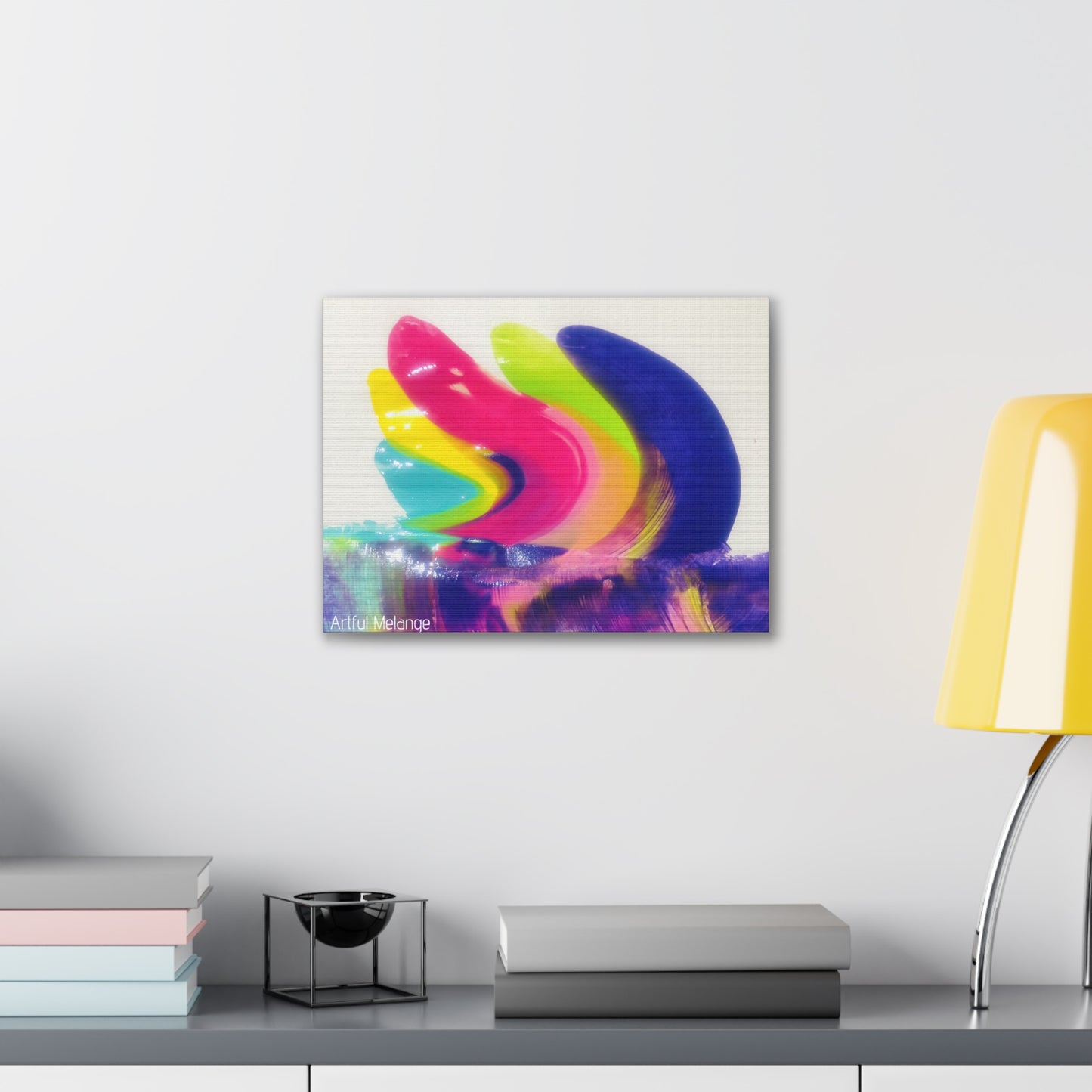 Primary Elegance: A Symphony of Sophistication Canvas Print