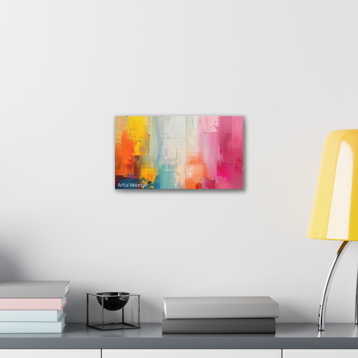 Primary Elegance: A Symphony of Sophistication Canvas Print