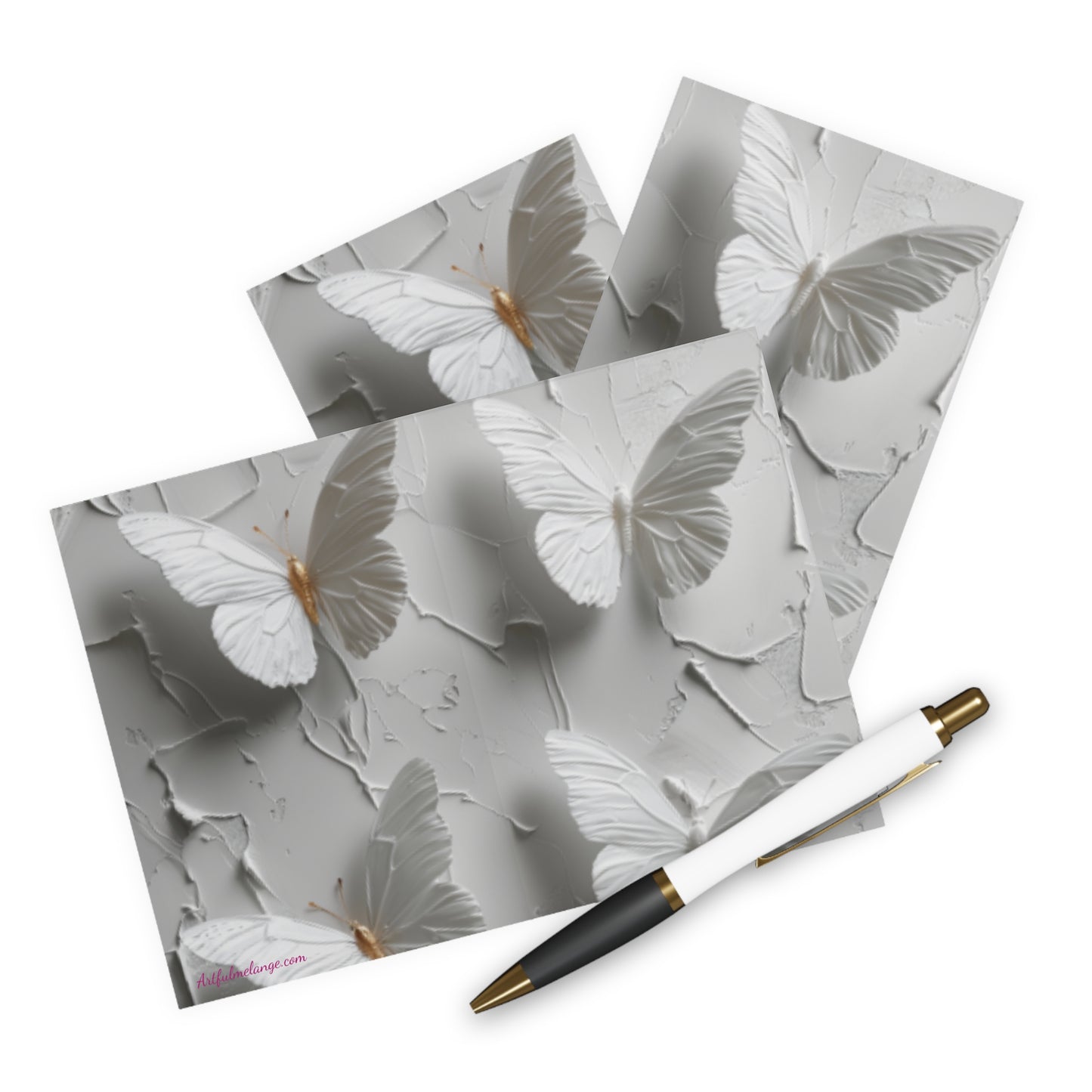 Wings of Wonder: Butterfly Note Card Collection (5 Pack)