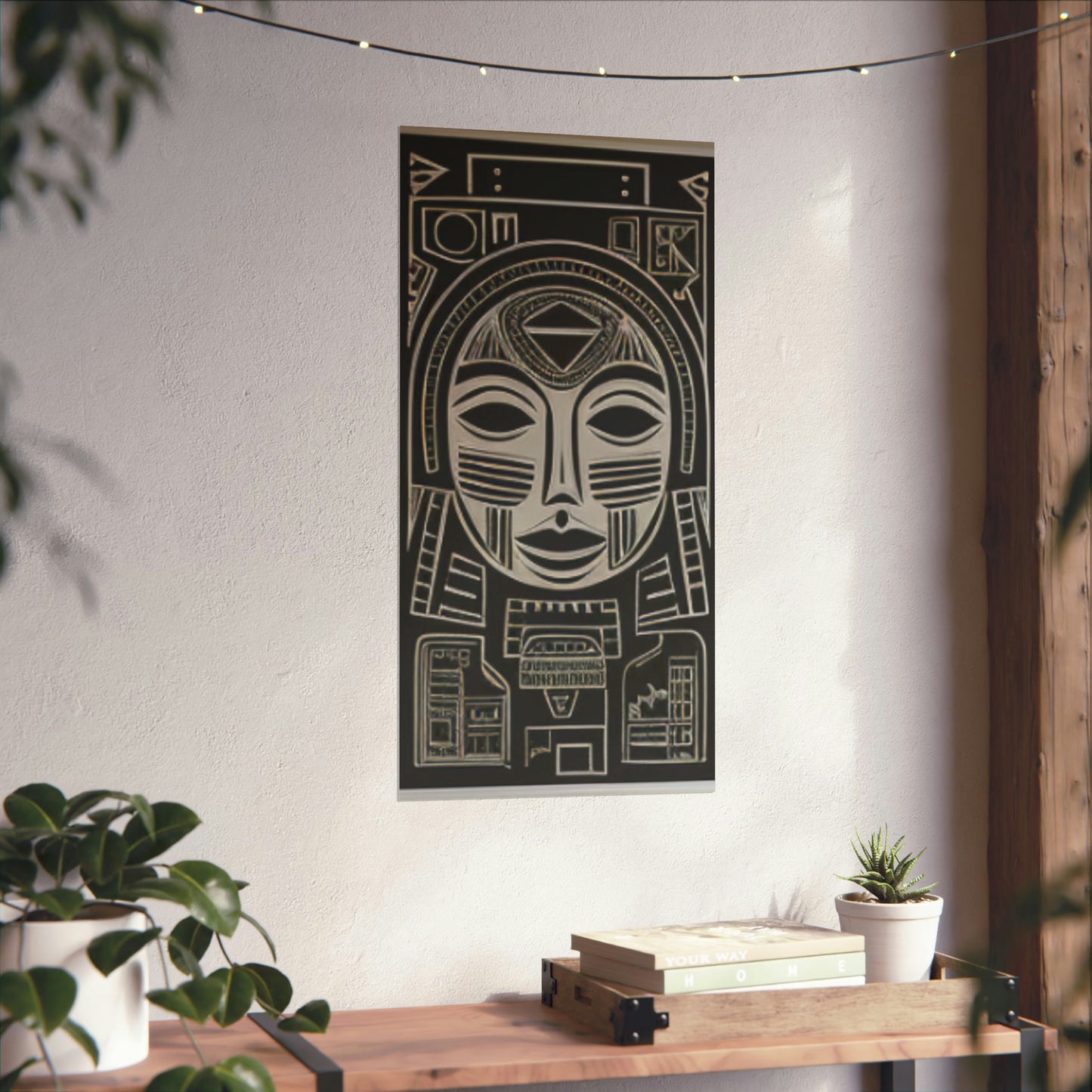 African Essence Matte Vertical Canvas Poster