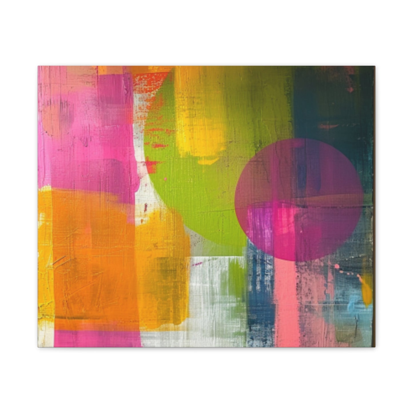 Primary Elegance: A Symphony of Sophistication Canvas Print