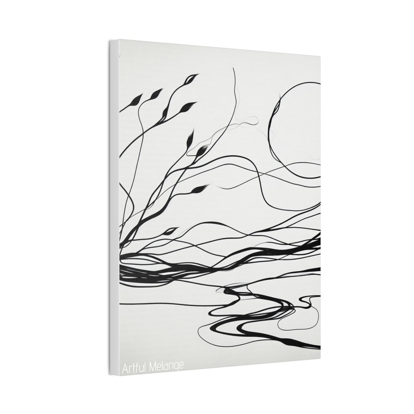 Primary Elegance: A Symphony of Sophistication Canvas Print