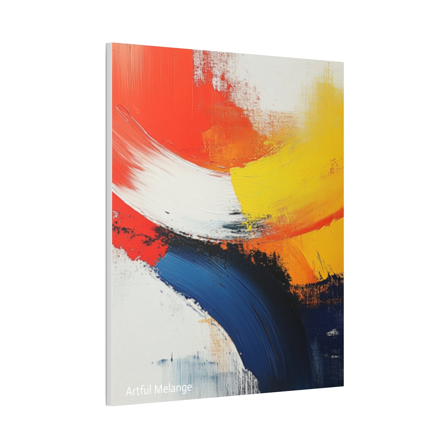 Acrylic Abstract Canvas Print - Richly Textured Artistry