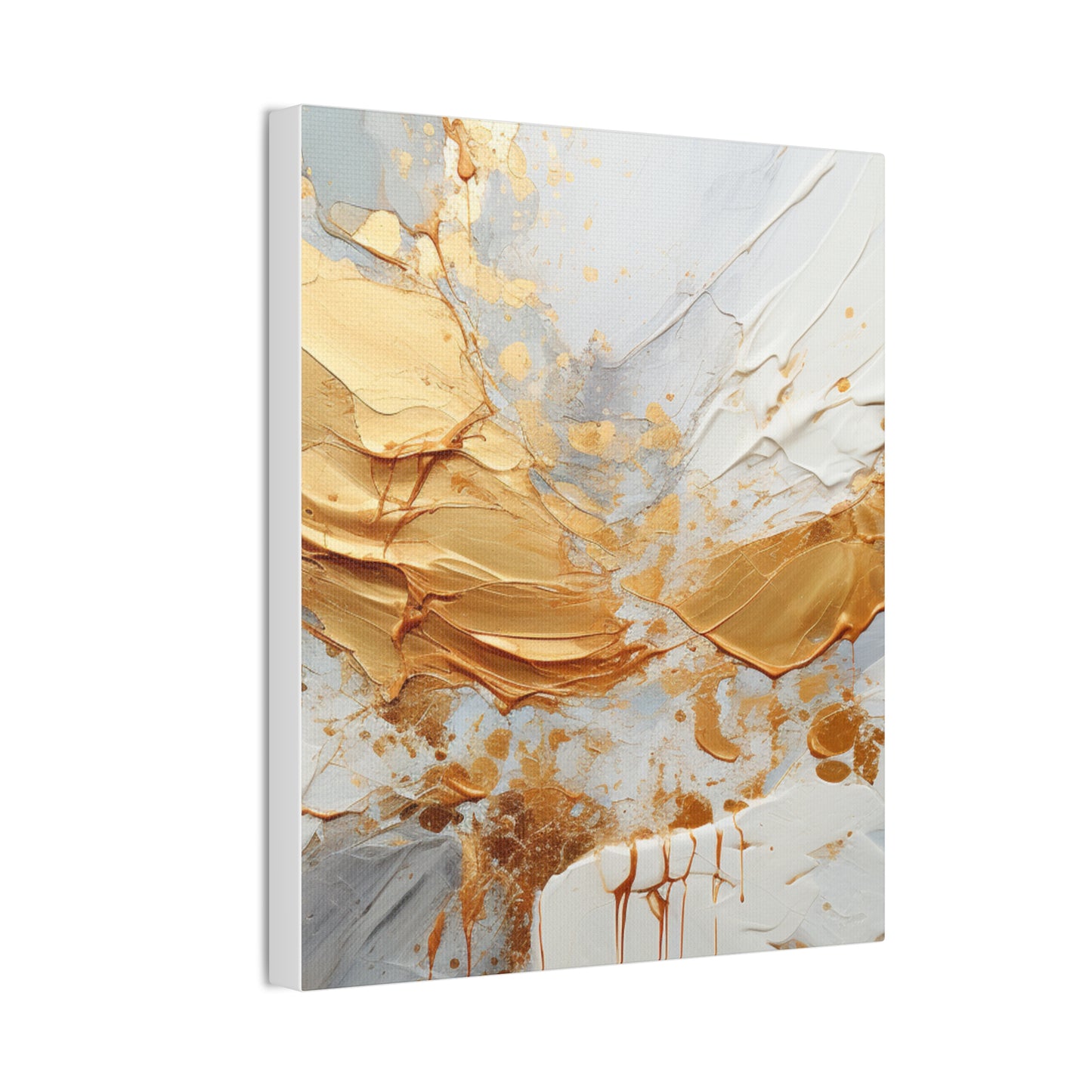 Acrylic Abstract Canvas Print - Richly Textured Artistry