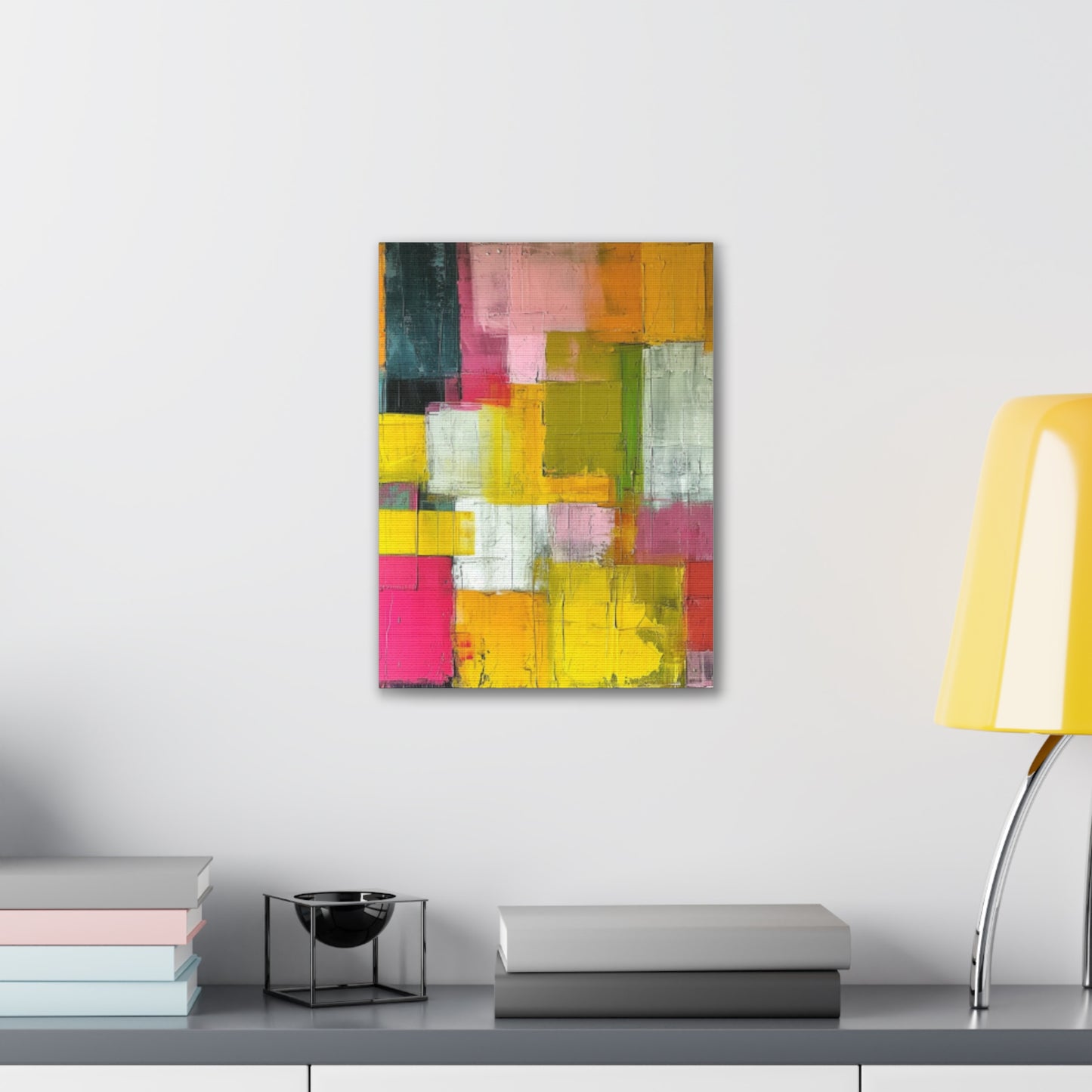 Primary Elegance: A Symphony of Sophistication Canvas Print