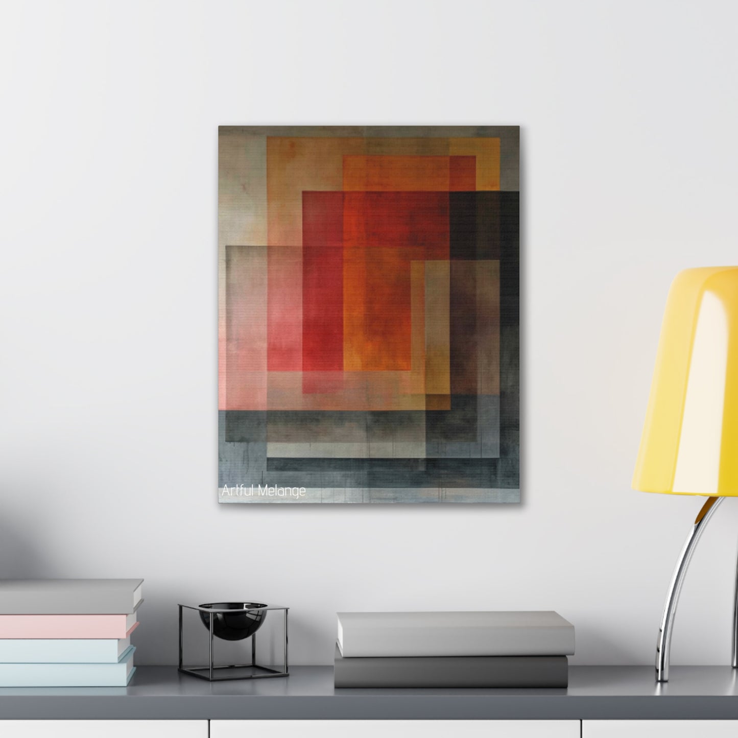 Primary Elegance: A Symphony of Sophistication Canvas Print