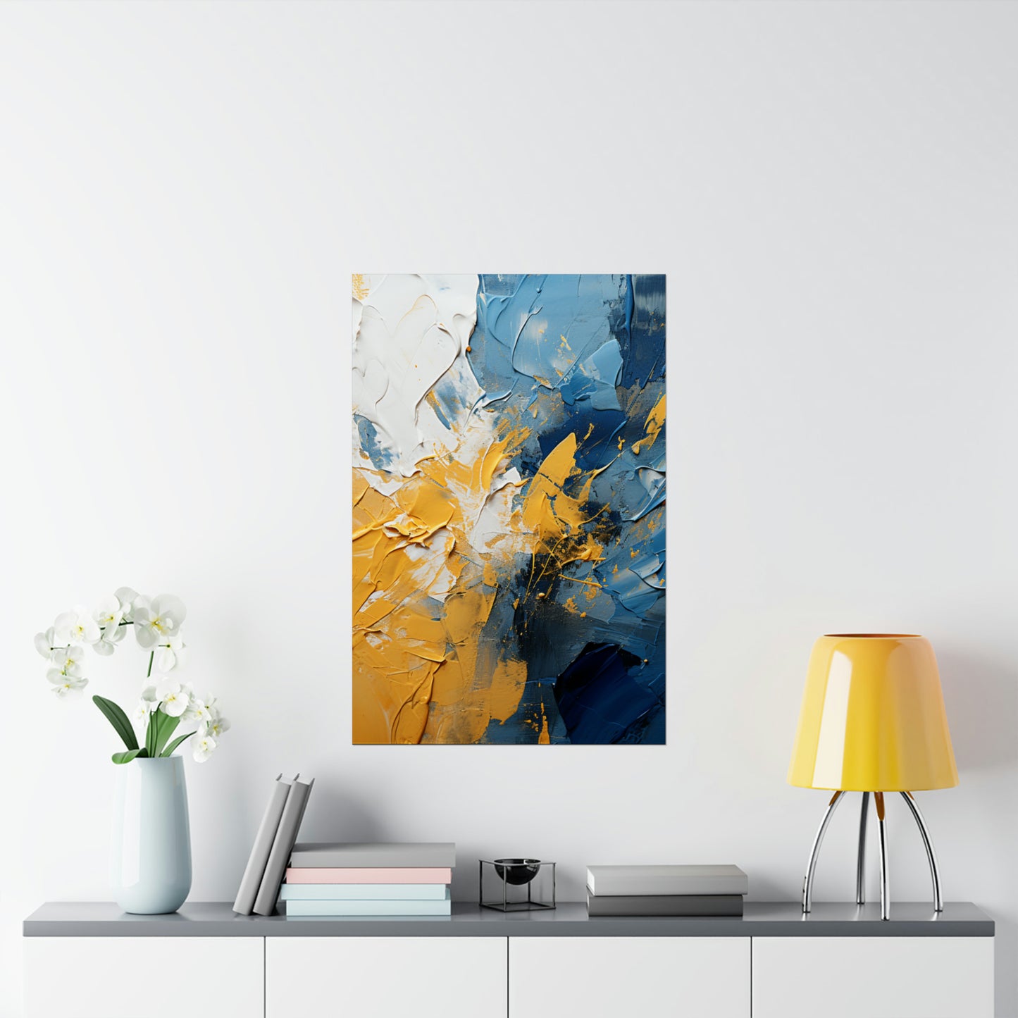 Radiant Harmony Matte Vertical Canvas Poster