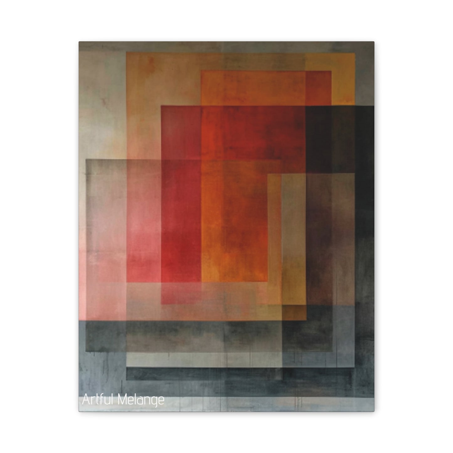 Primary Elegance: A Symphony of Sophistication Canvas Print