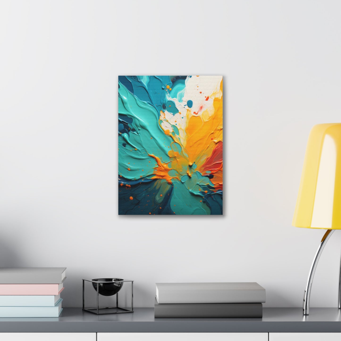 Primary Elegance: A Symphony of Sophistication Canvas Print