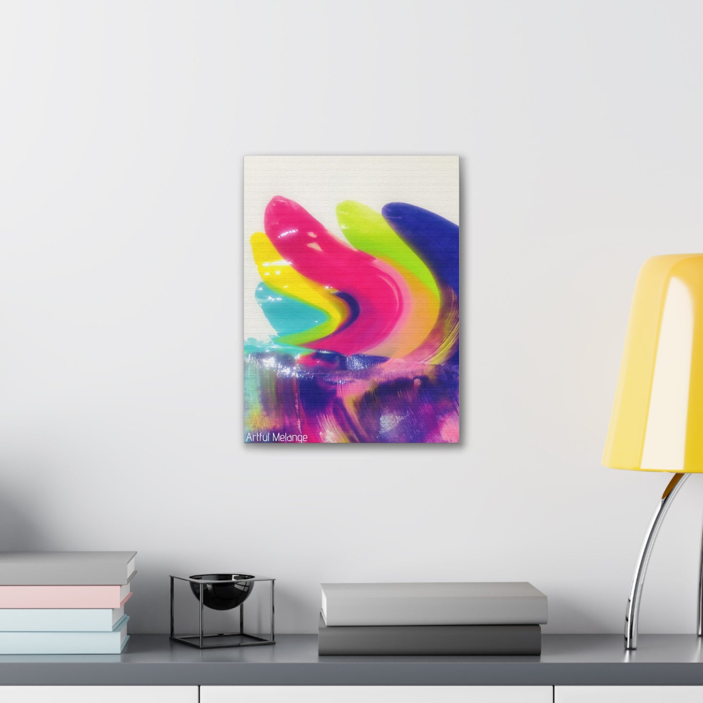 Primary Elegance: A Symphony of Sophistication Canvas Print