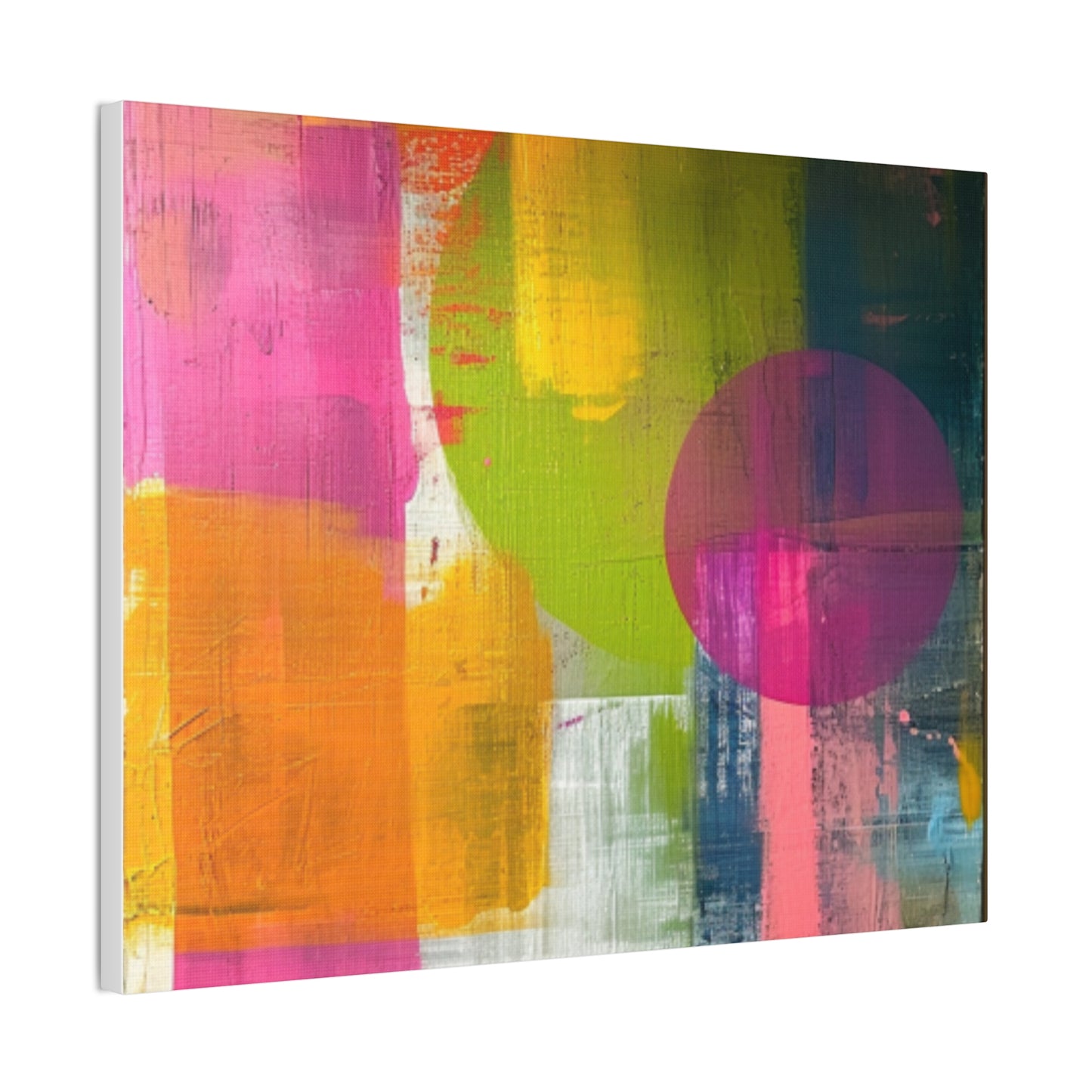 Primary Elegance: A Symphony of Sophistication Canvas Print