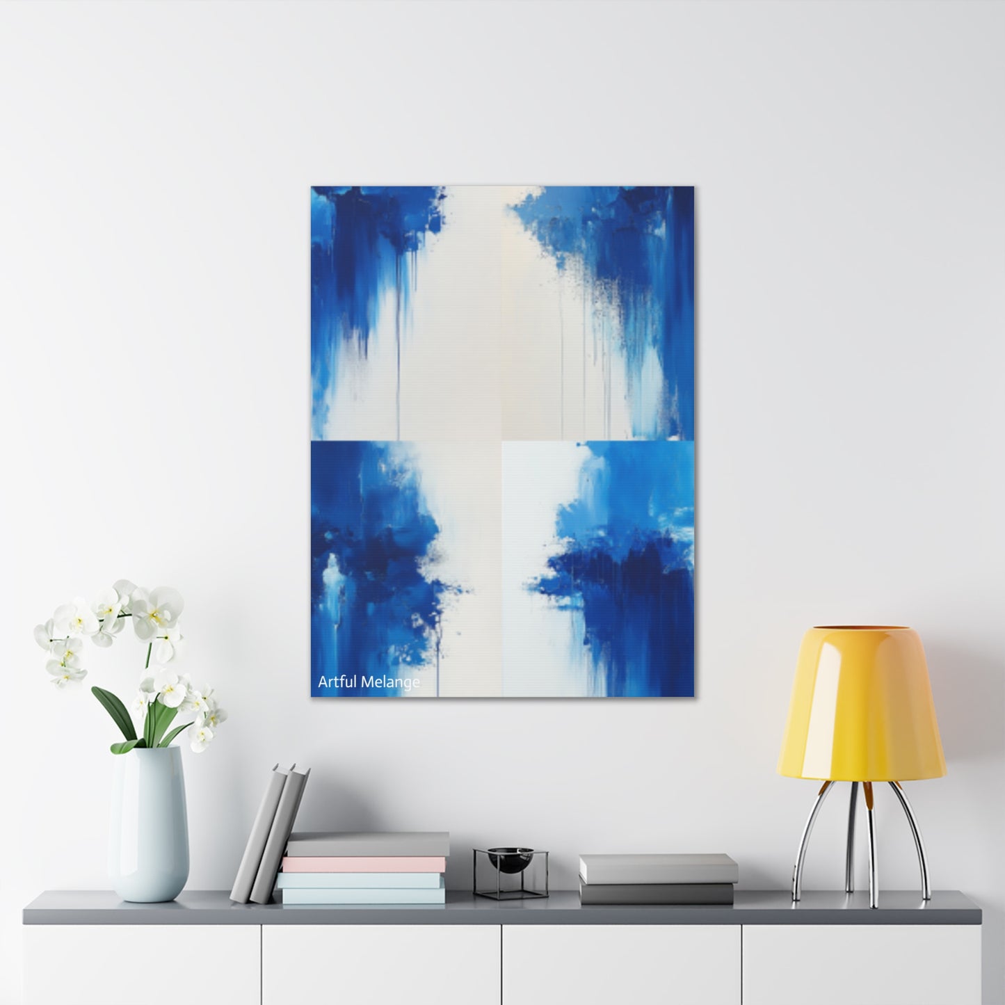 Acrylic Abstract Canvas Print - Richly Textured Artistry