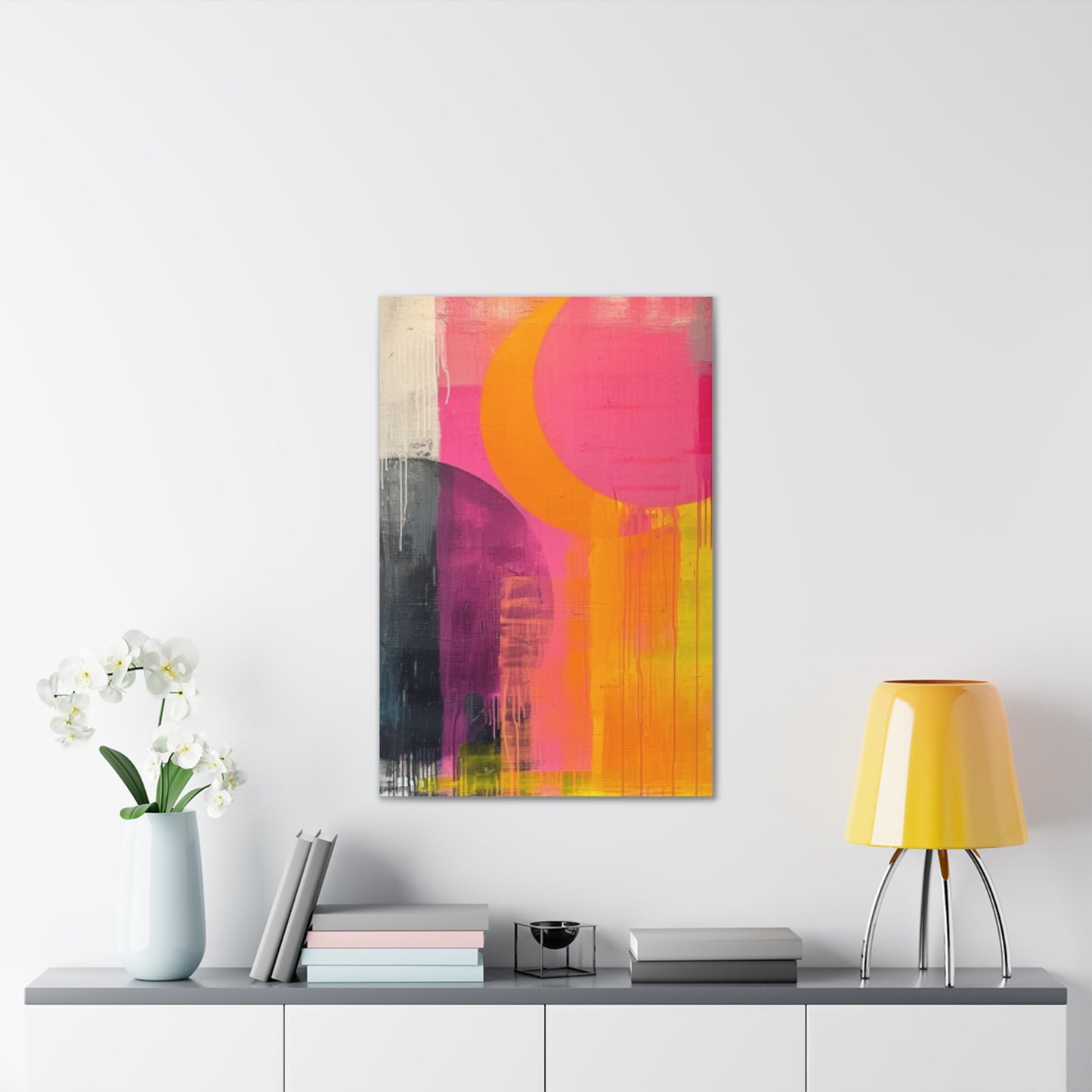 Primary Elegance: A Symphony of Sophistication Canvas Print