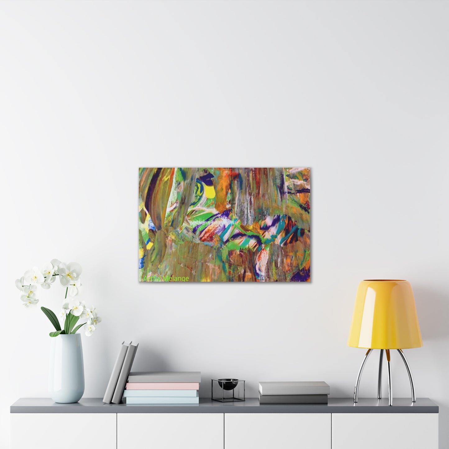 Acrylic Abstract Canvas Print - Richly Textured Artistry