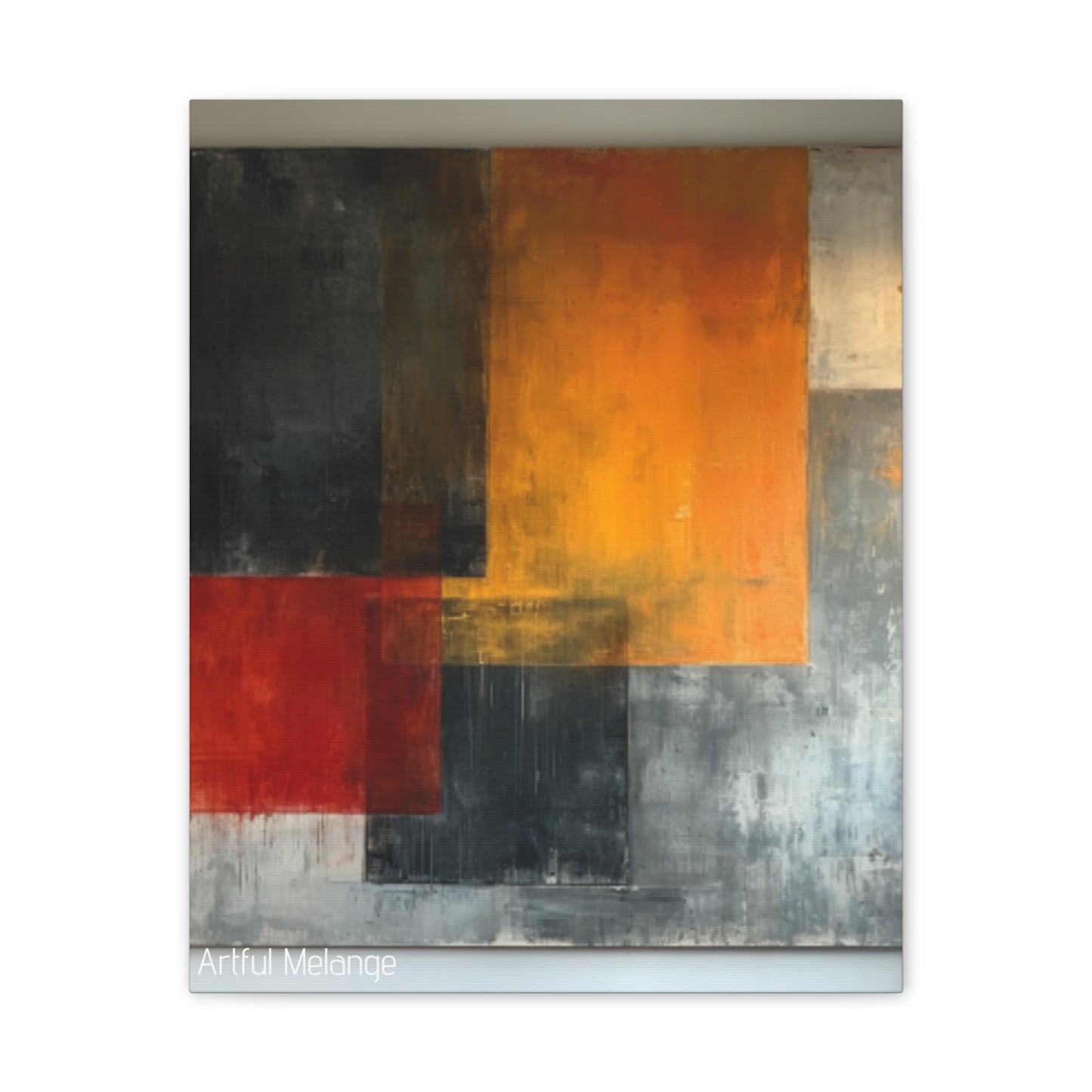 Primary Elegance: A Symphony of Sophistication Canvas Print