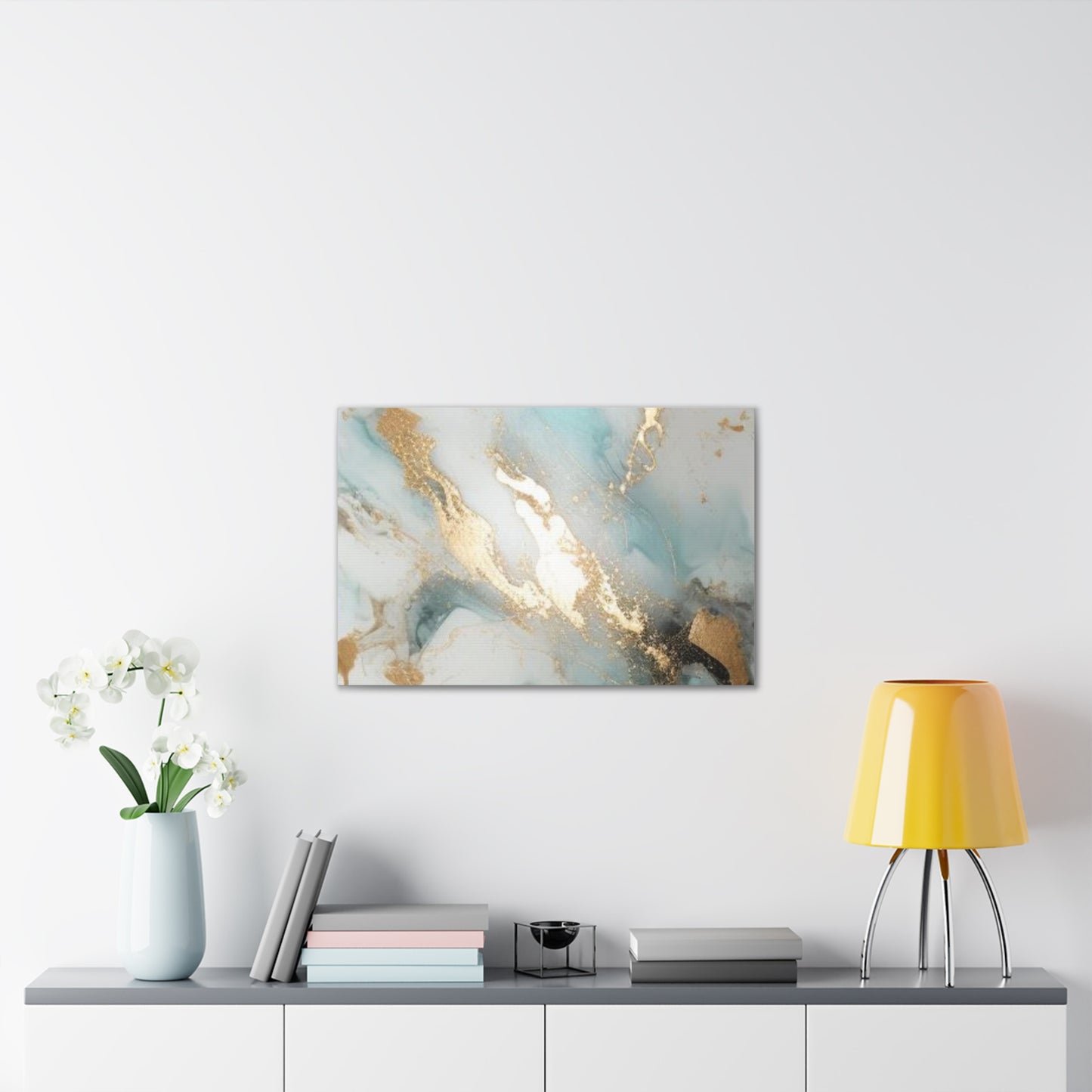 Gold Elegance: A Symphony of Sophistication Canvas Print