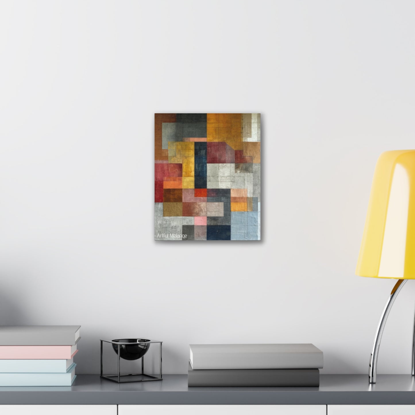 Primary Elegance: A Symphony of Sophistication Canvas Print