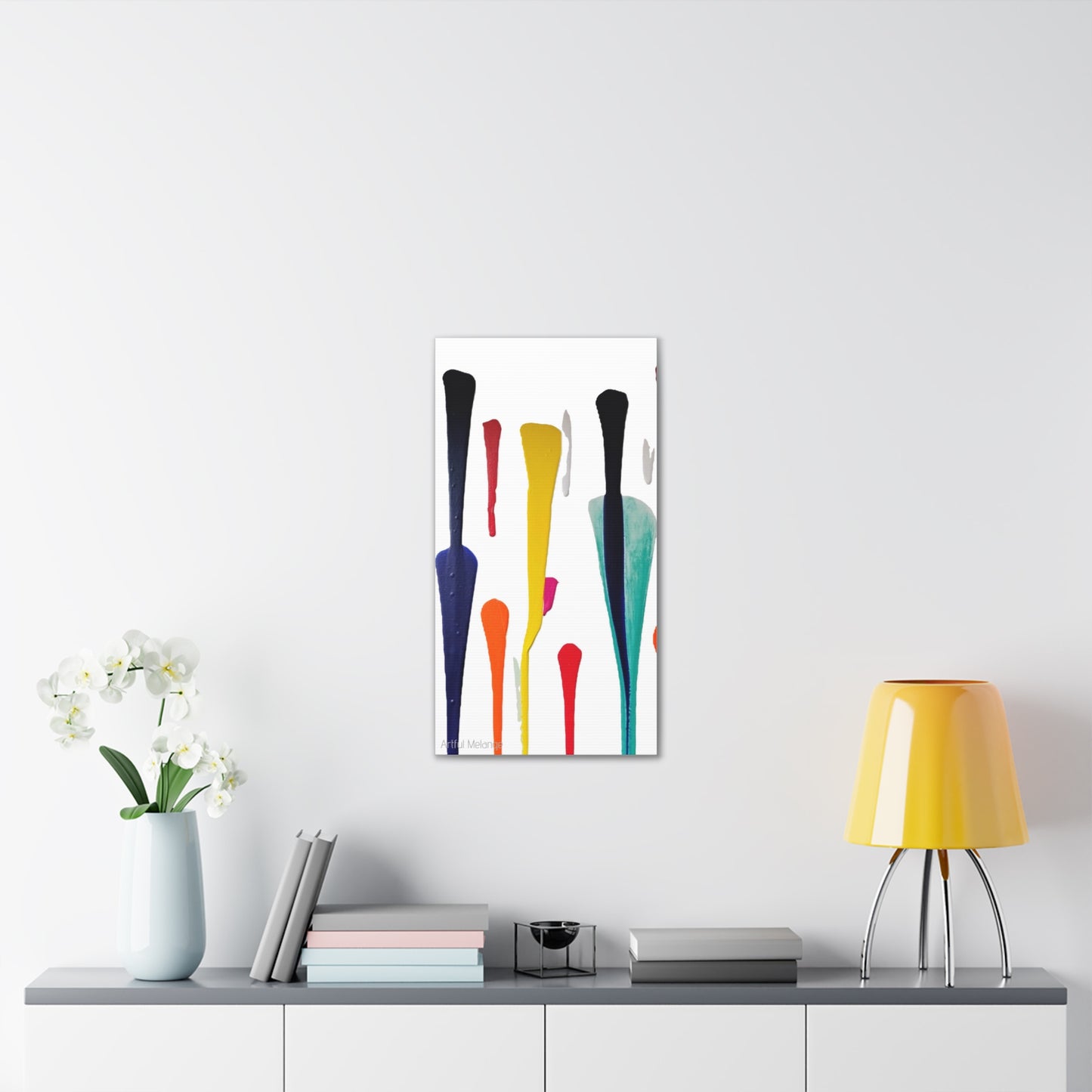 Primary Elegance: A Symphony of Sophistication Canvas Print