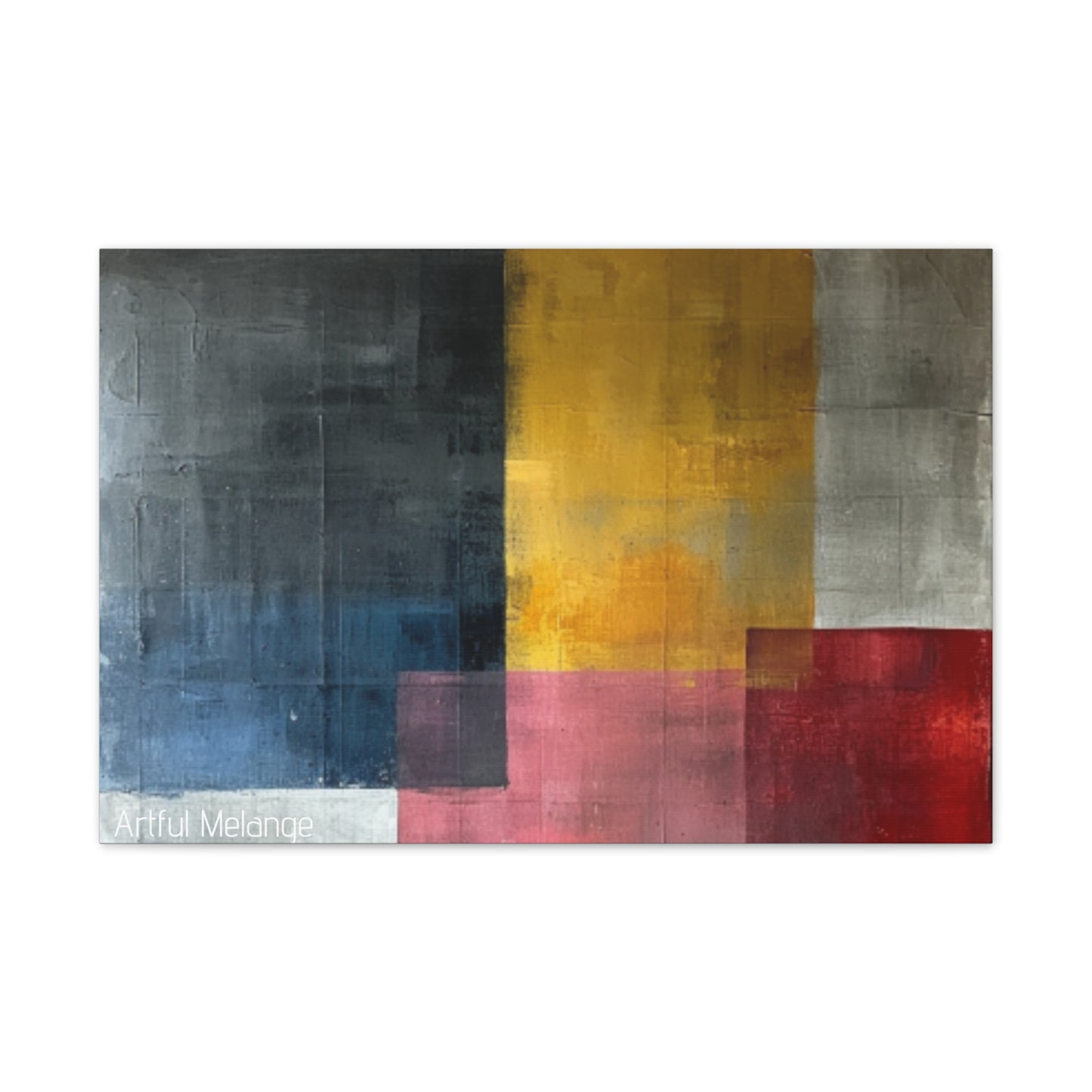 Primary Elegance: A Symphony of Sophistication Canvas Print