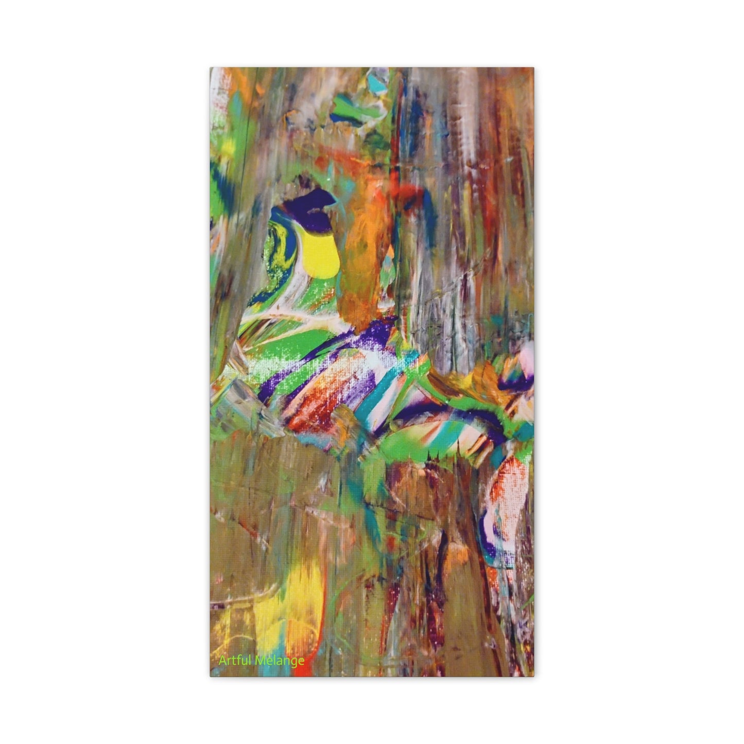 Acrylic Abstract Canvas Print - Richly Textured Artistry