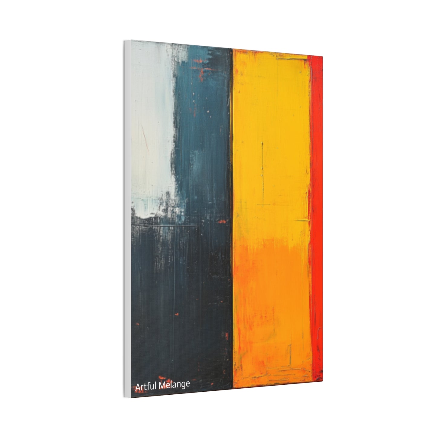 Acrylic Abstract Canvas Print - Richly Textured Artistry