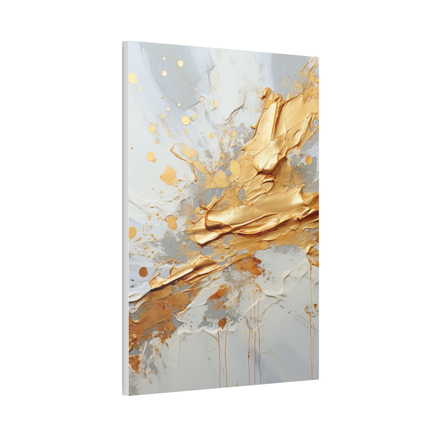 Acrylic Abstract Canvas Print - Richly Textured Artistry