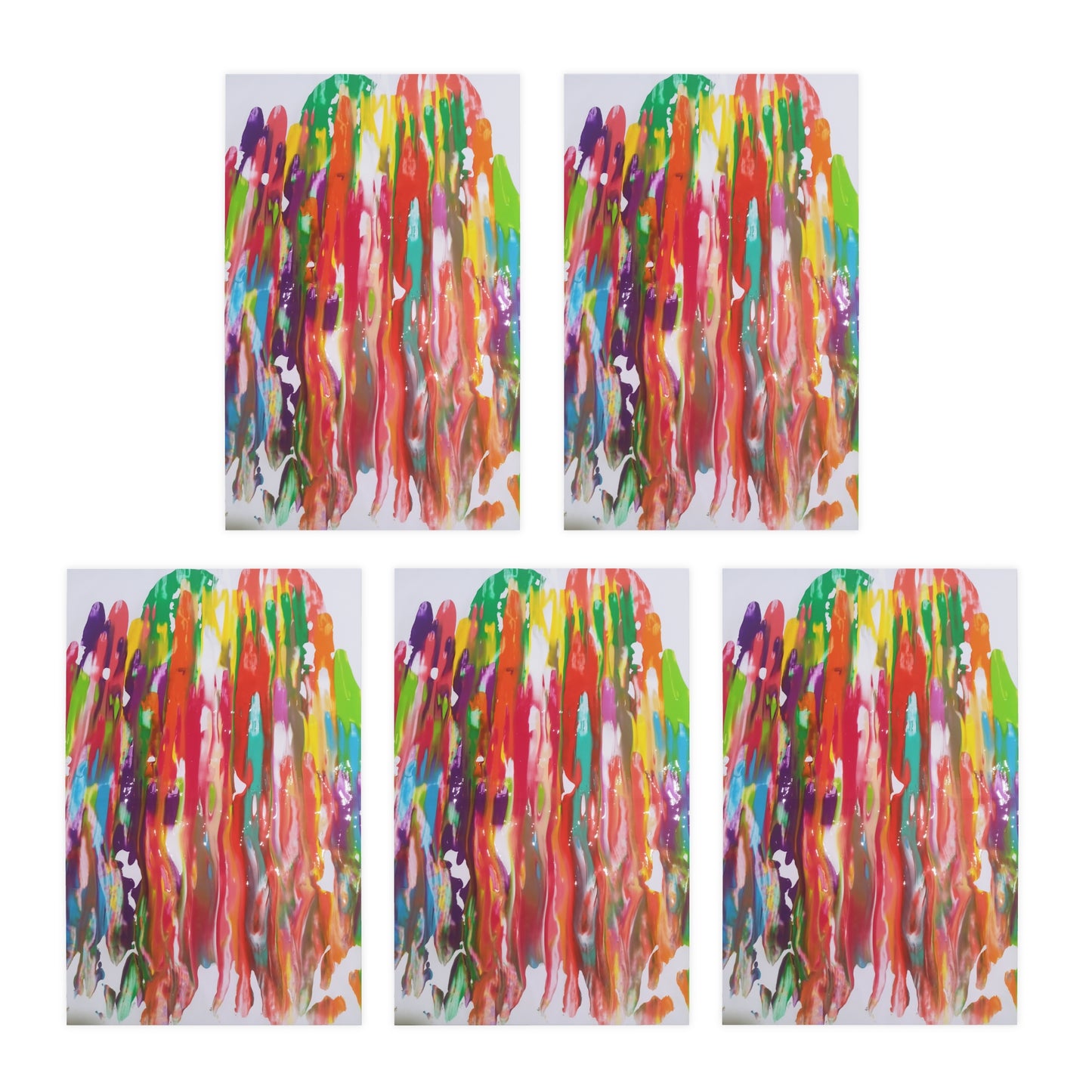 Elegance in Ink:  Abstract Art Note Card Set(5-Pack)