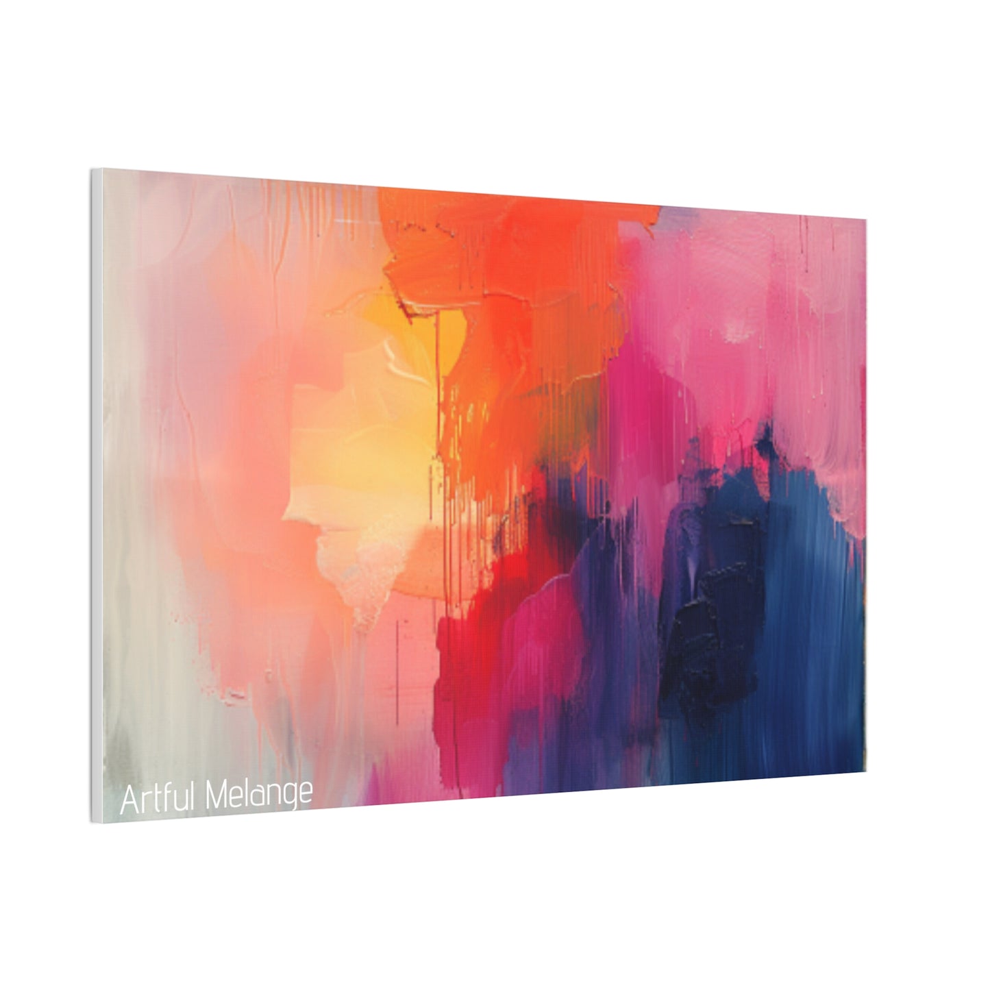 Primary Elegance: A Symphony of Sophistication Canvas Print