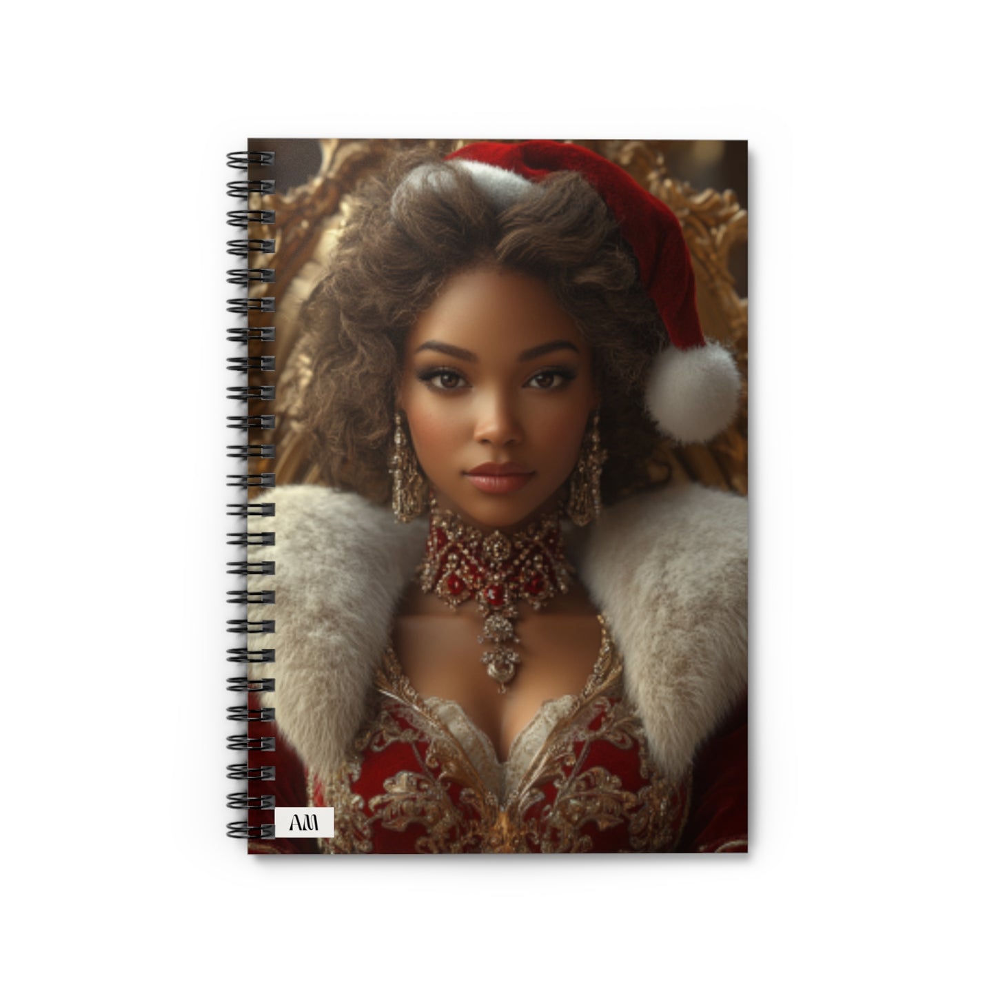 Majestic African American Claus Spiral Journal Collection ( Princess Claus 1)