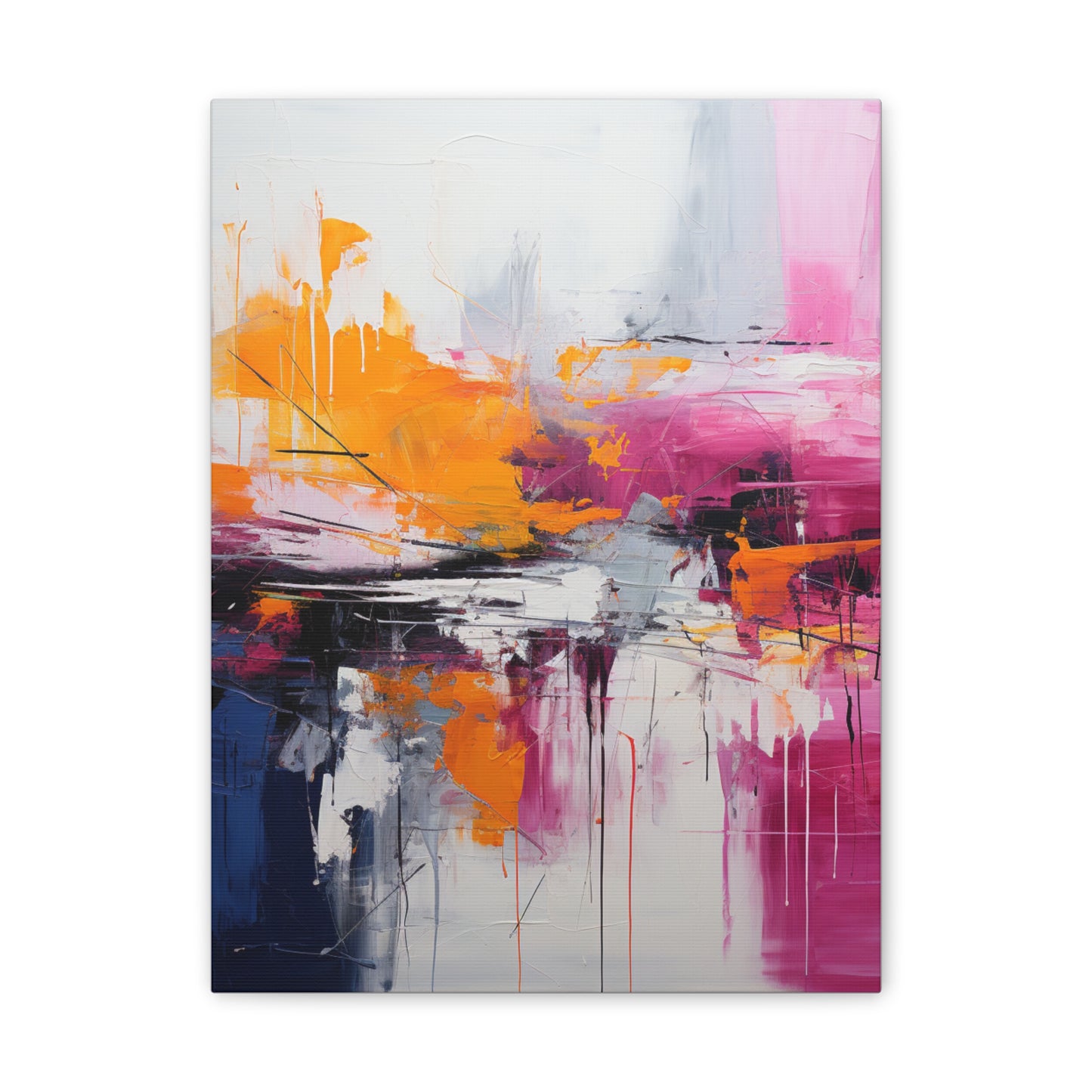 Primary Elegance: A Symphony of Sophistication Canvas Print