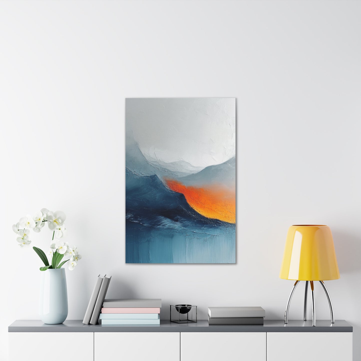 Primary Elegance: A Symphony of Sophistication Canvas Print