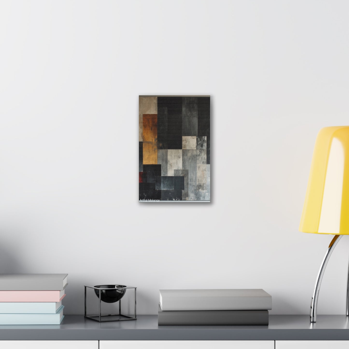 Primary Elegance: A Symphony of Sophistication Canvas Print