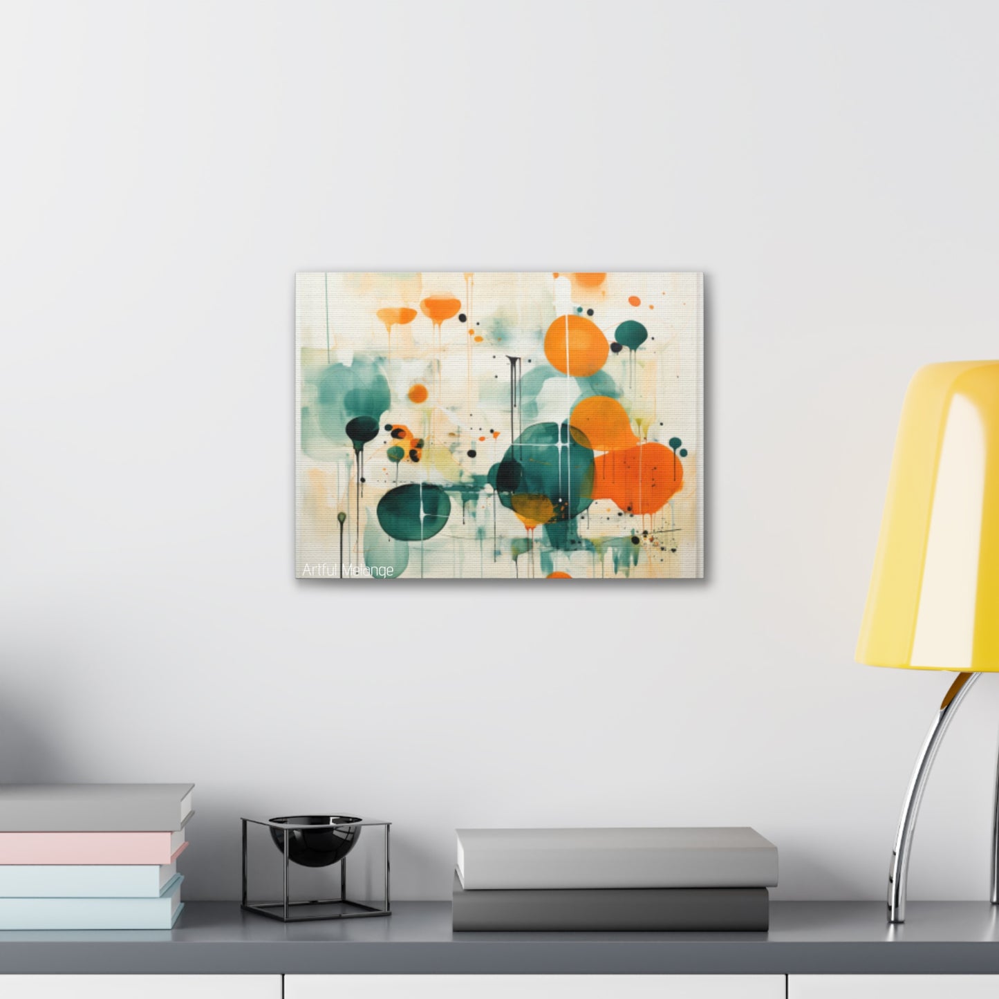 Primary Elegance: A Symphony of Sophistication Canvas Print