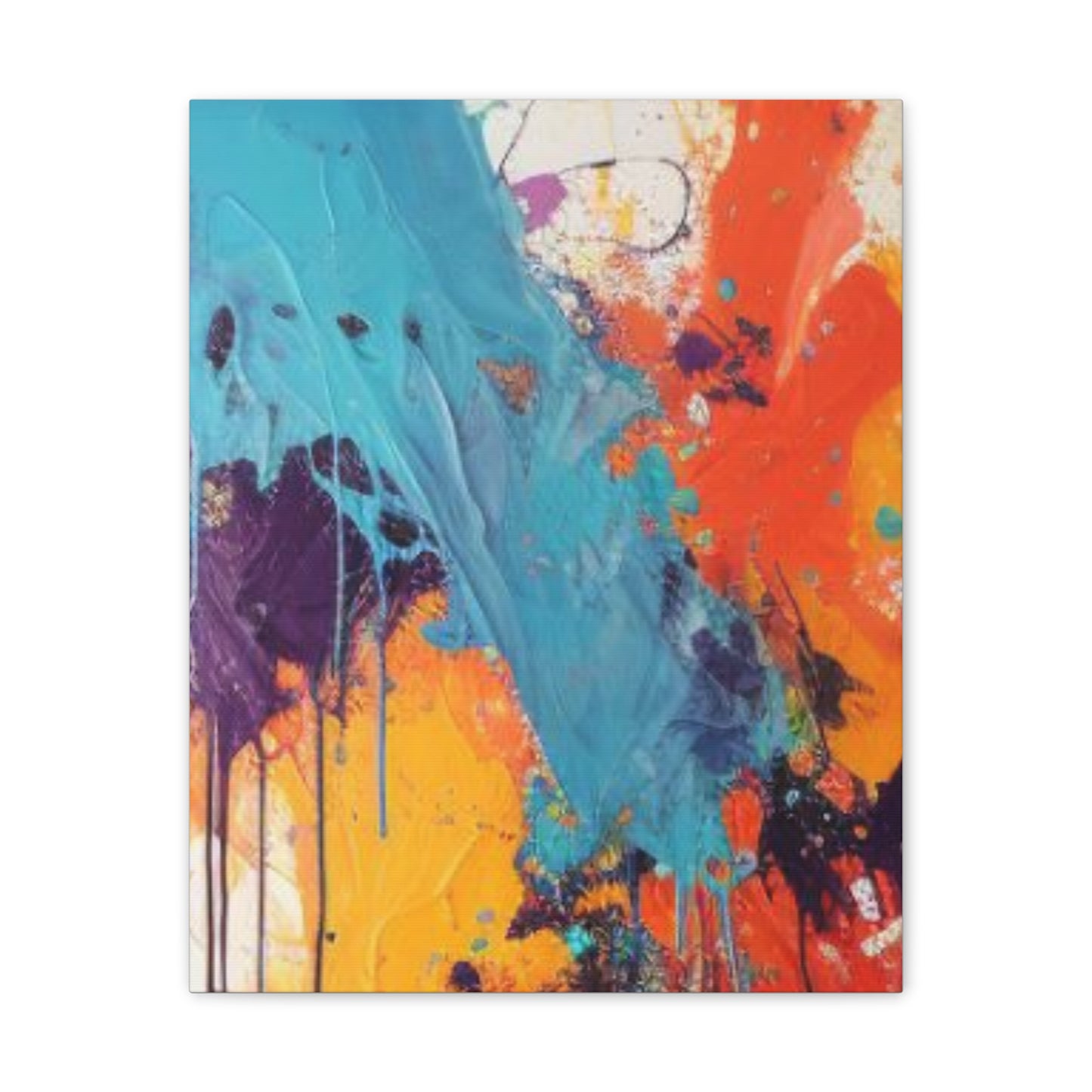 Primary Elegance: A Symphony of Sophistication Canvas Print