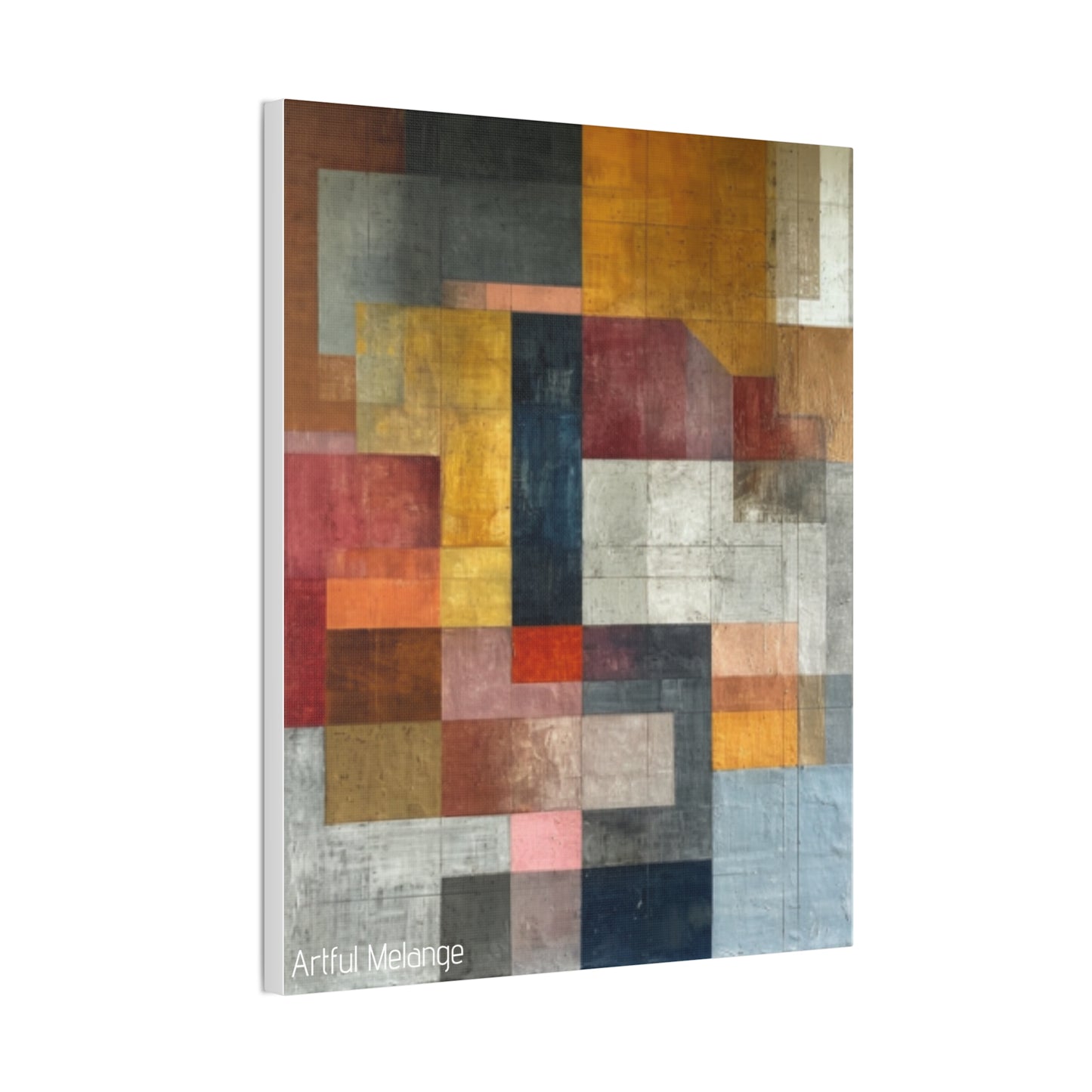 Primary Elegance: A Symphony of Sophistication Canvas Print