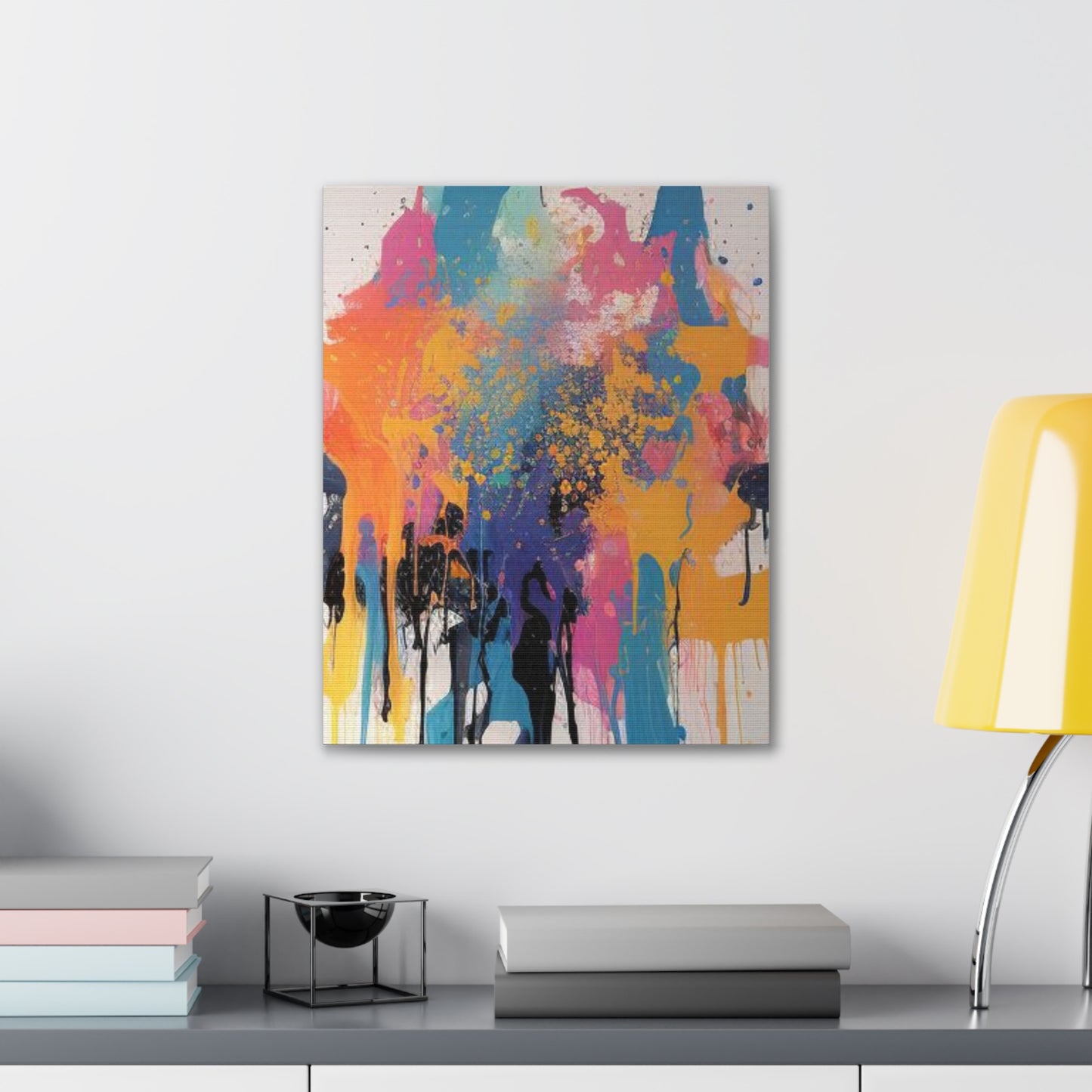 Primary Elegance: A Symphony of Sophistication Canvas Print