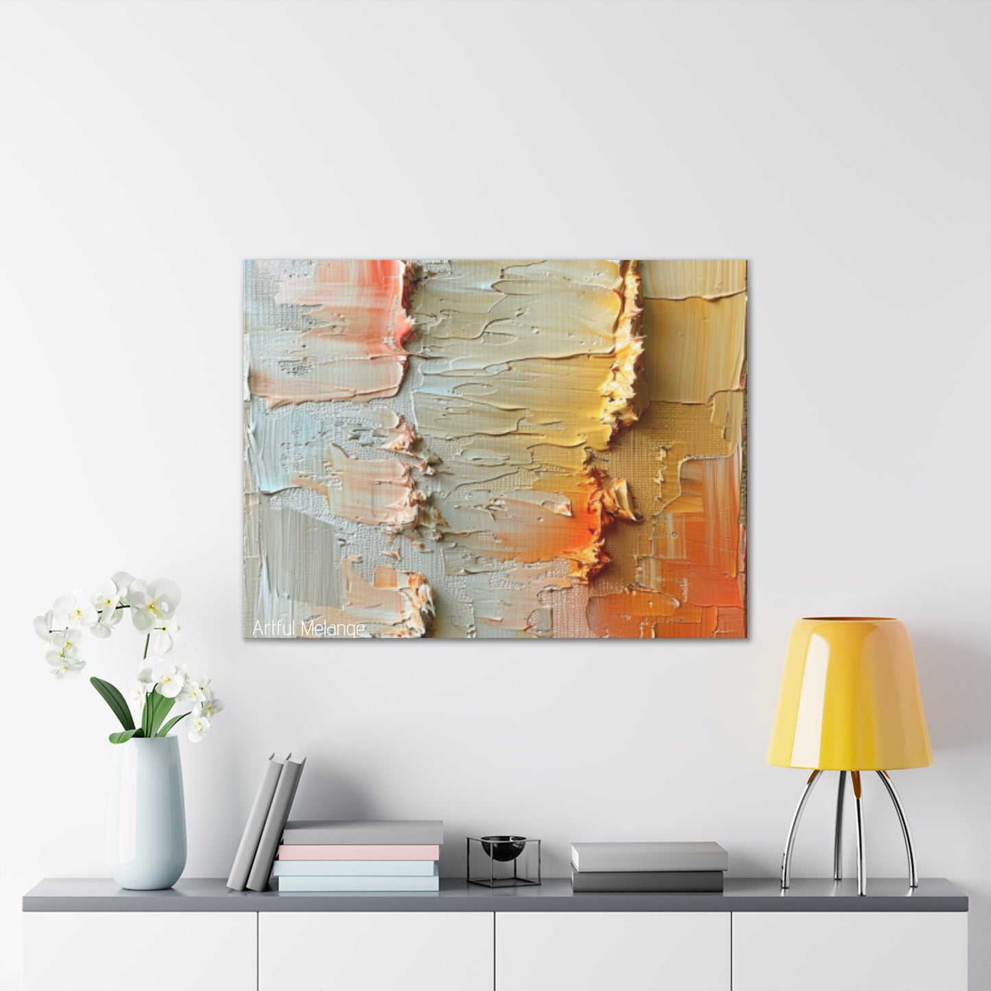 Primary Elegance: A Symphony of Sophistication Canvas Print