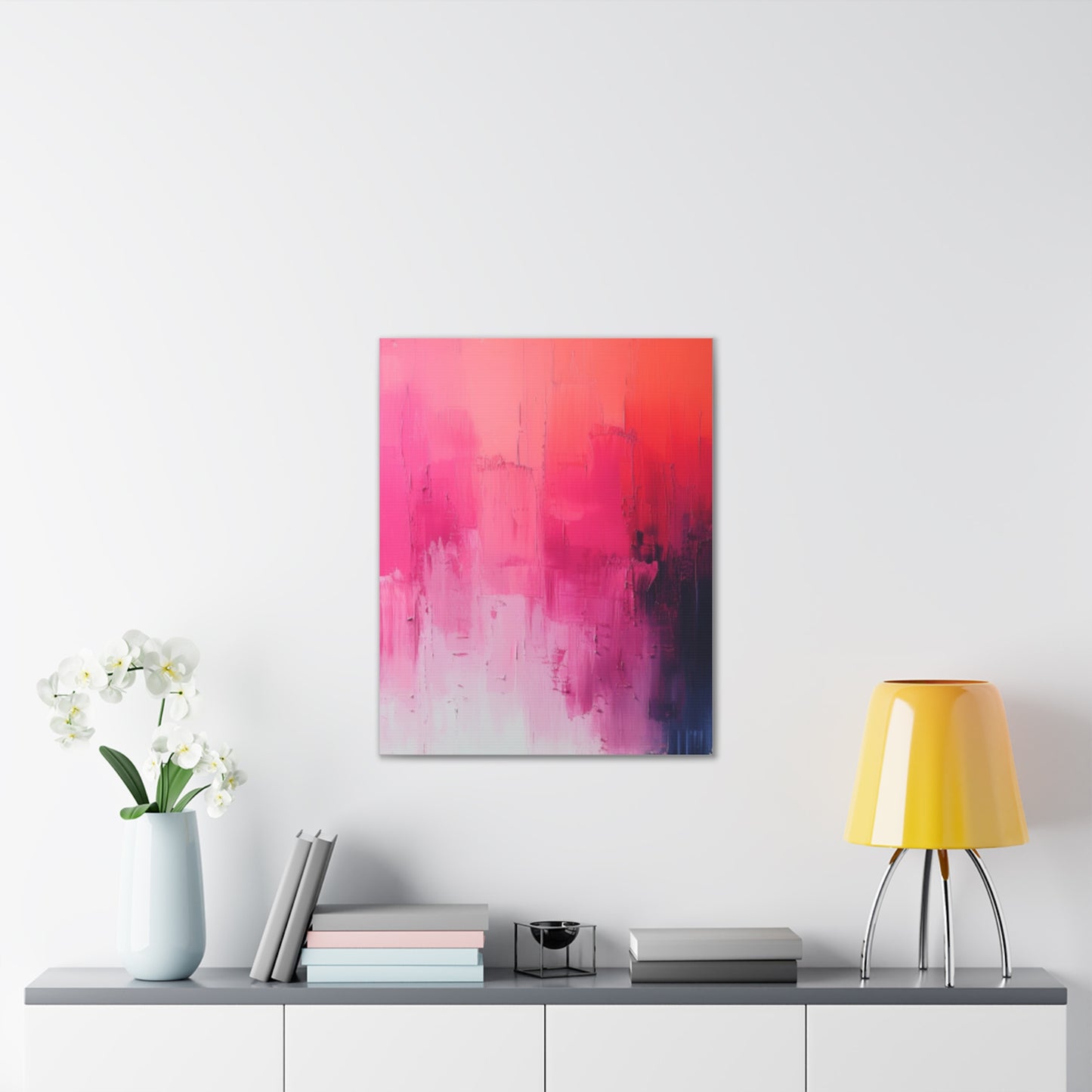 In The Pink: A Symphony of Sophistication Canvas Print