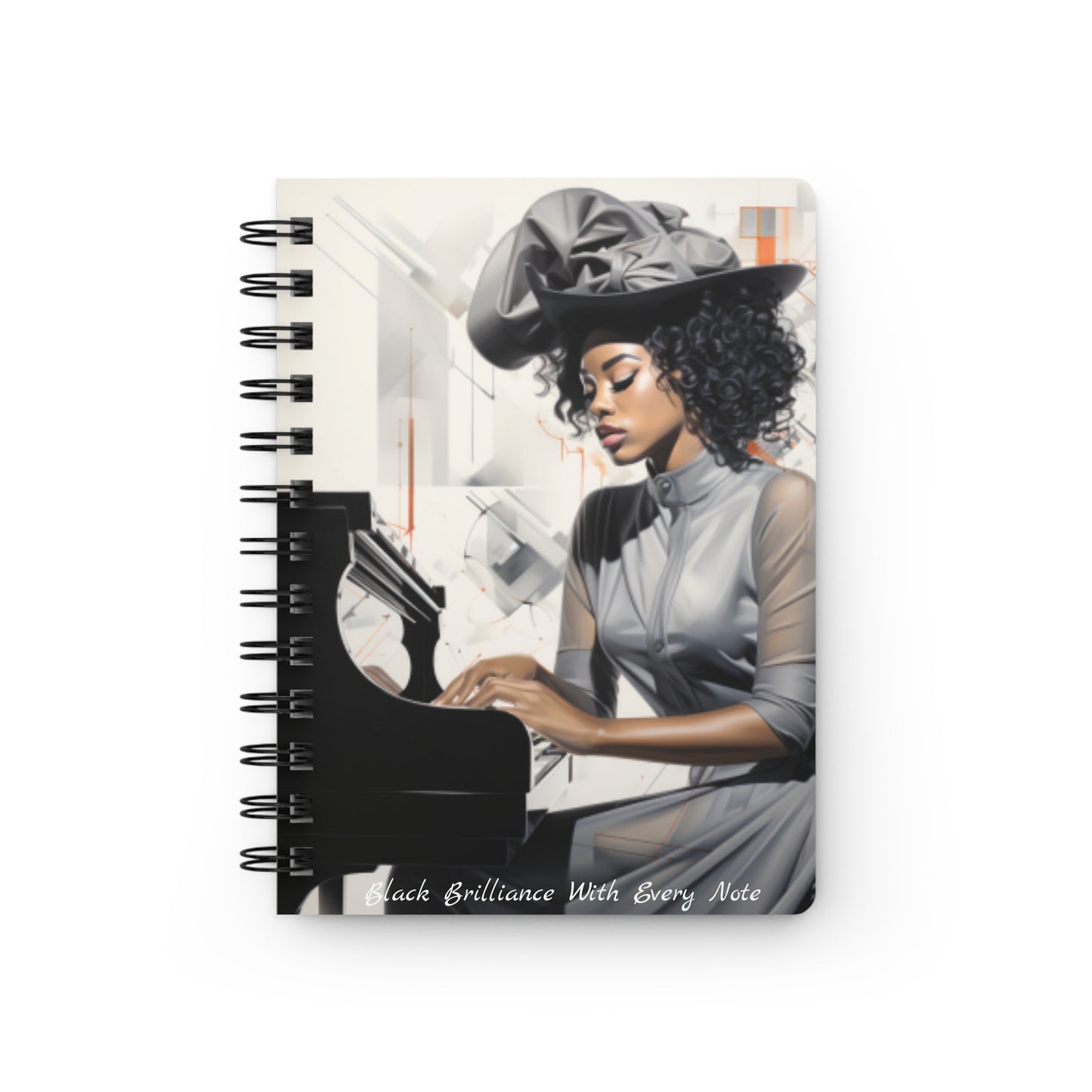 Harmony Heritage Black Brilliance Spiral Bound Journal