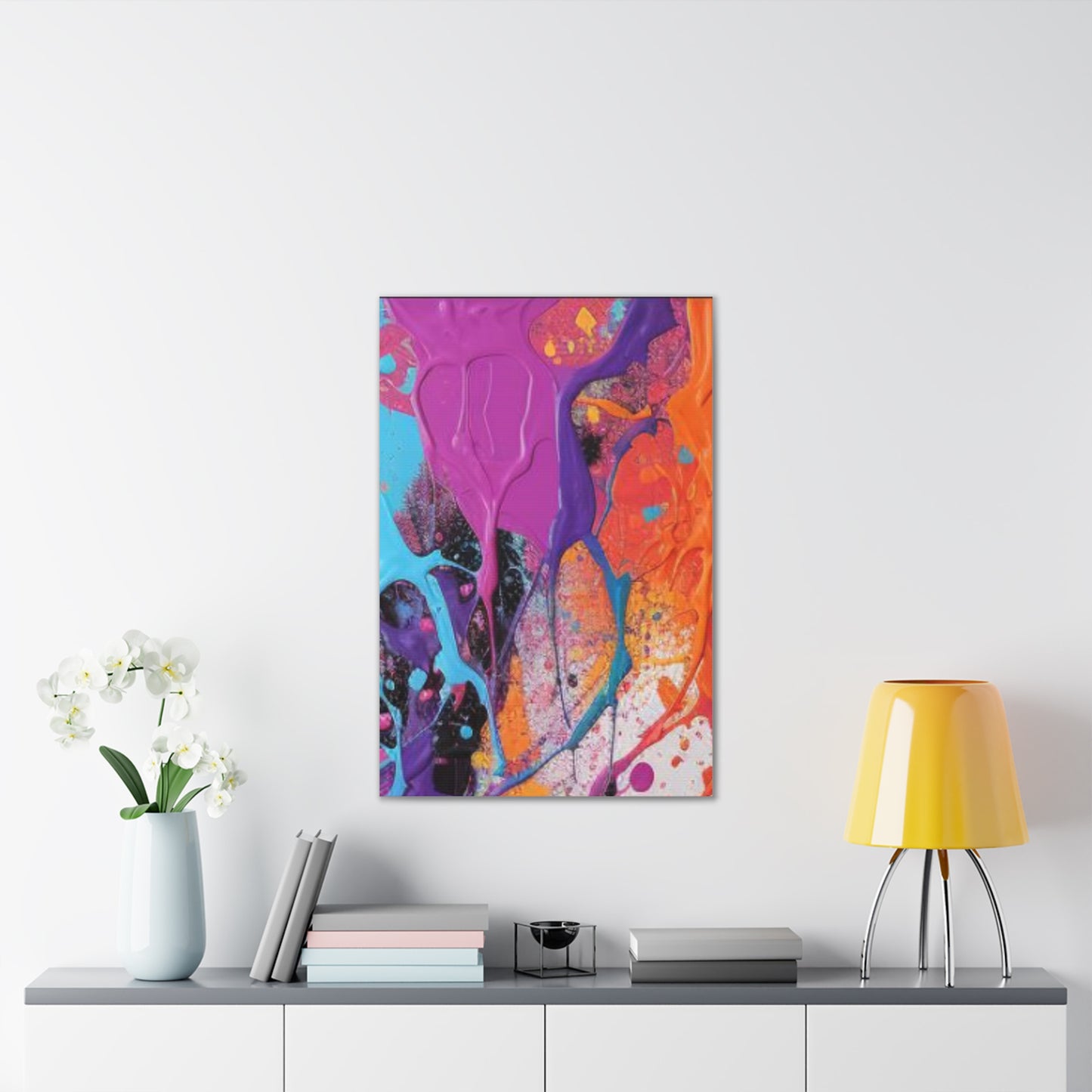 Primary Elegance: A Symphony of Sophistication Canvas Print