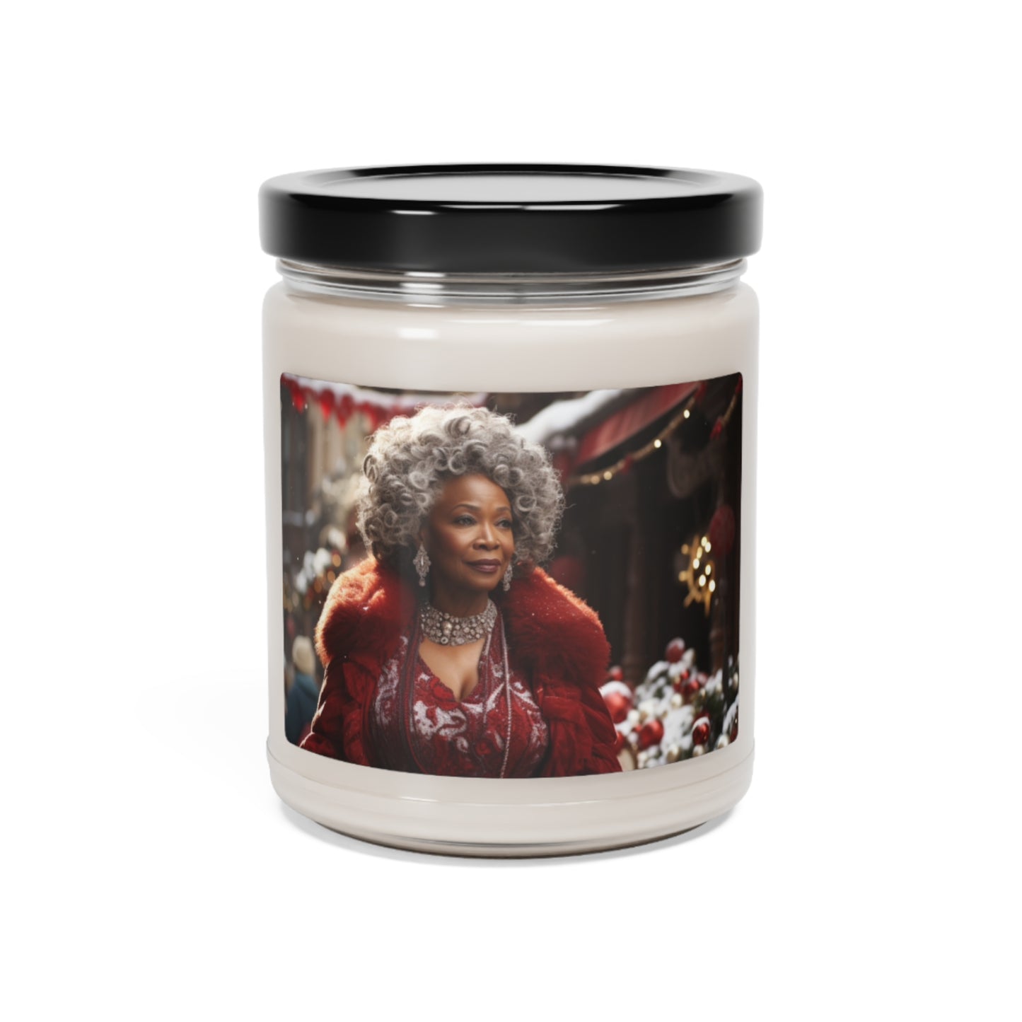 Festive Glow Queen Claus Holiday Scented Soy Candle, 9oz